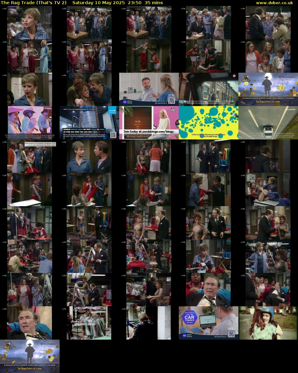 The Rag Trade (That's TV 2) Saturday 10 May 2025 23:50 - 00:25