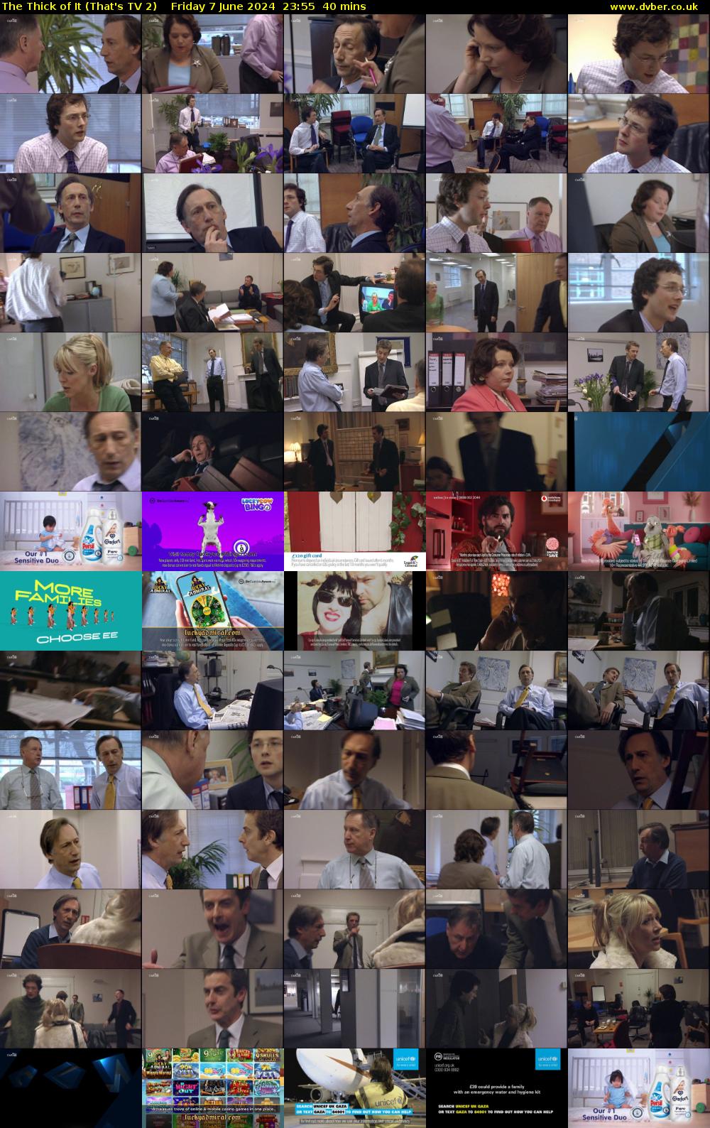 The Thick of It (That's TV 2) Friday 7 June 2024 23:55 - 00:35