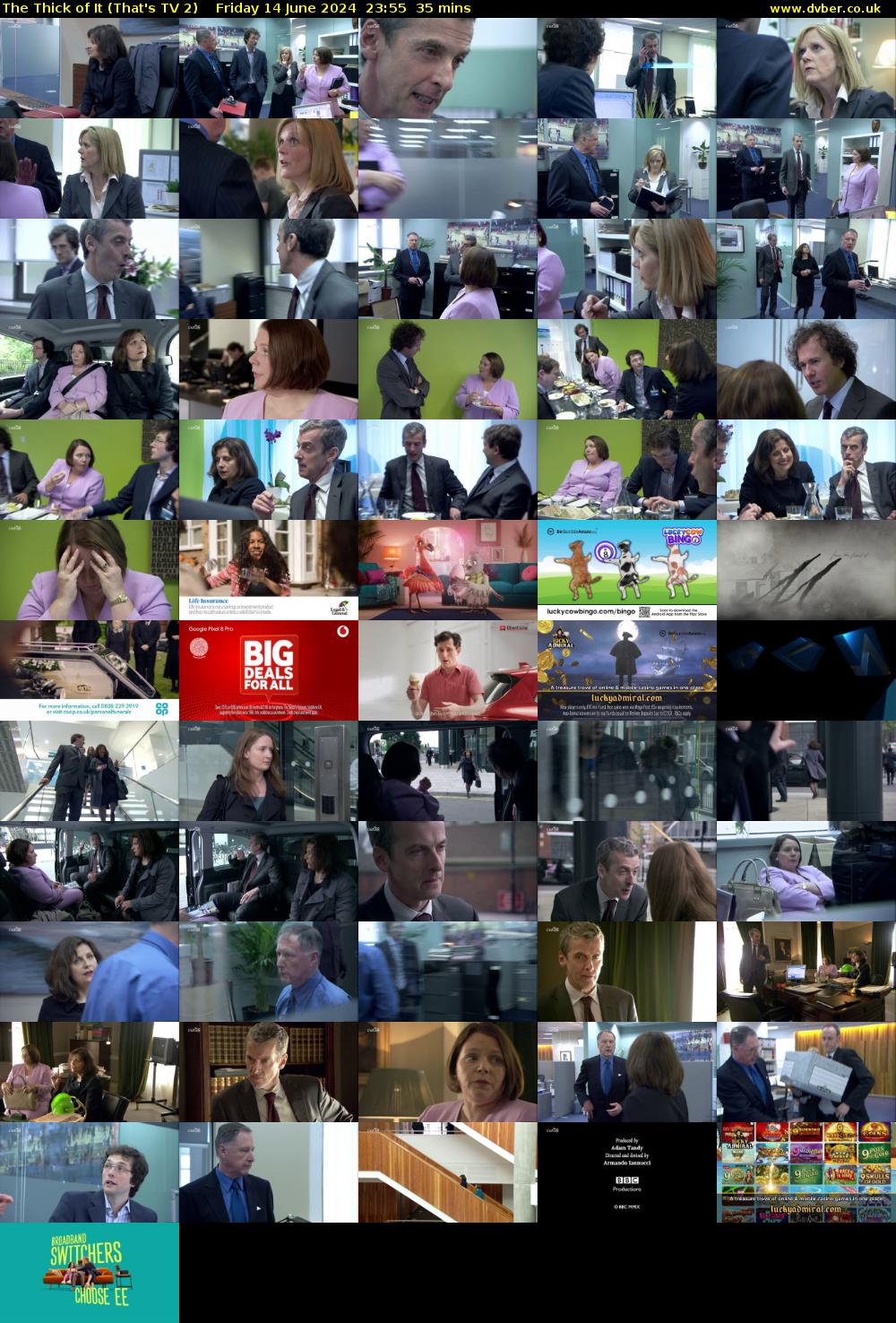 The Thick of It (That's TV 2) Friday 14 June 2024 23:55 - 00:30