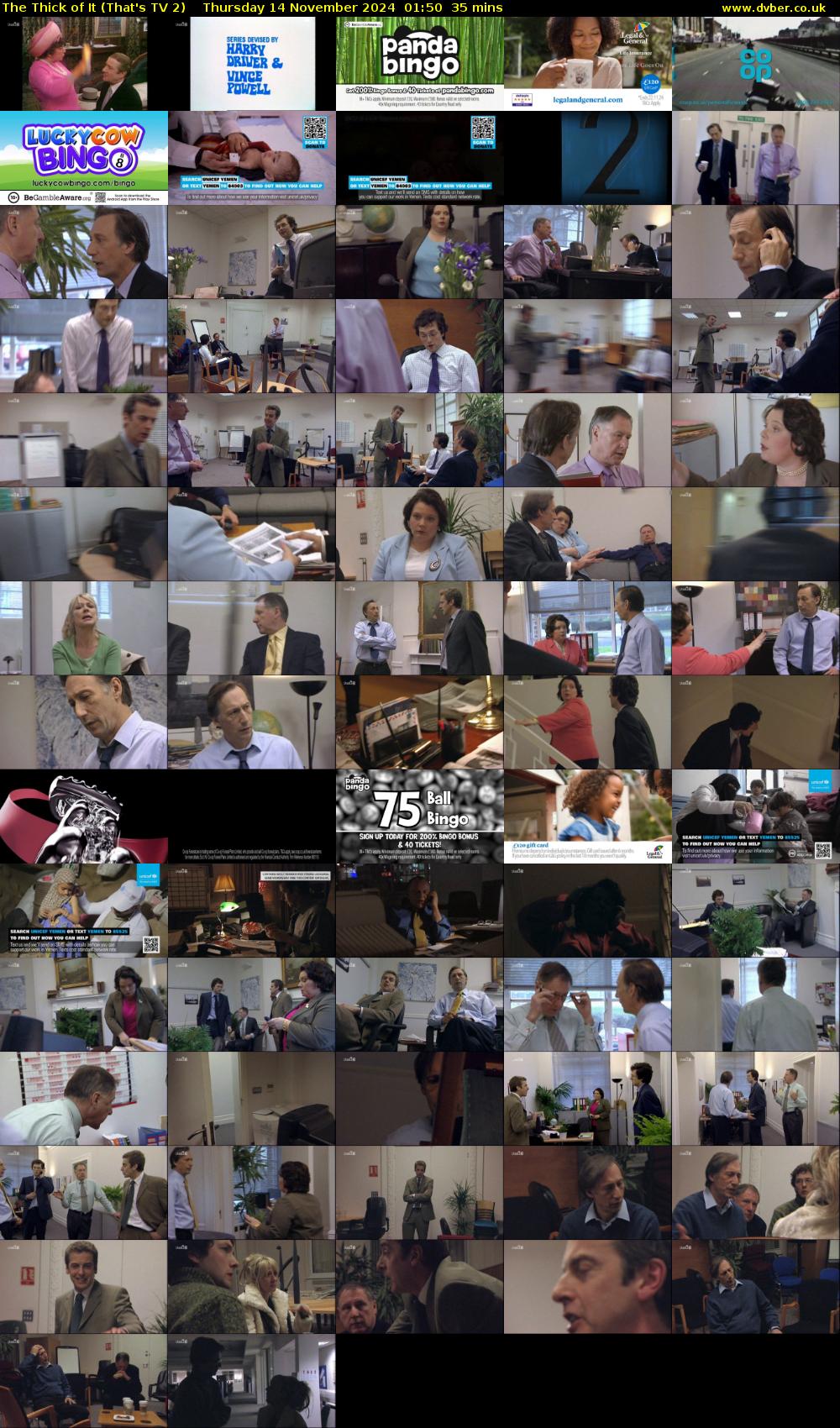 The Thick of It (That's TV 2) Thursday 14 November 2024 01:50 - 02:25
