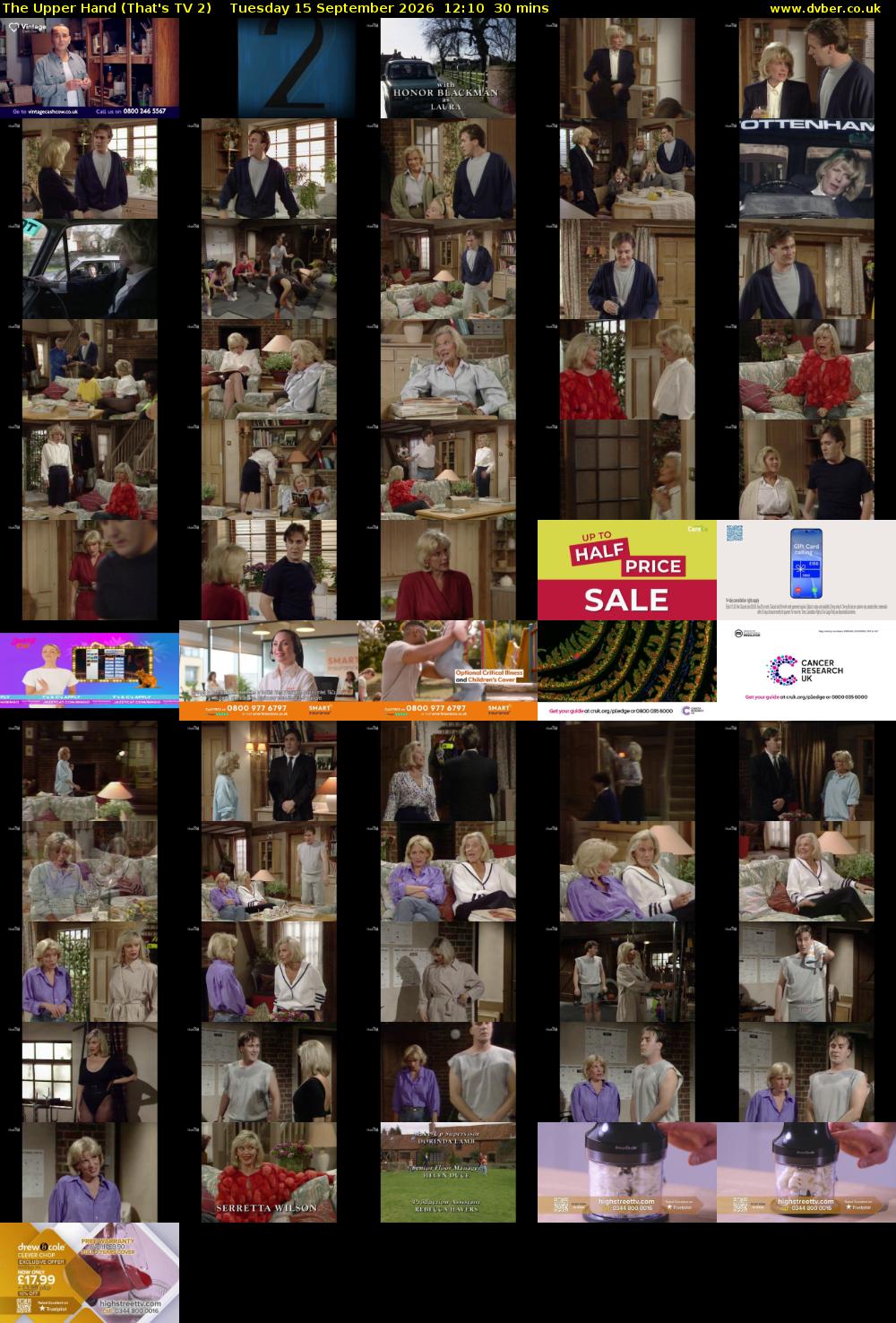 The Upper Hand (That's TV 2) Tuesday 15 September 2026 12:10 - 12:40