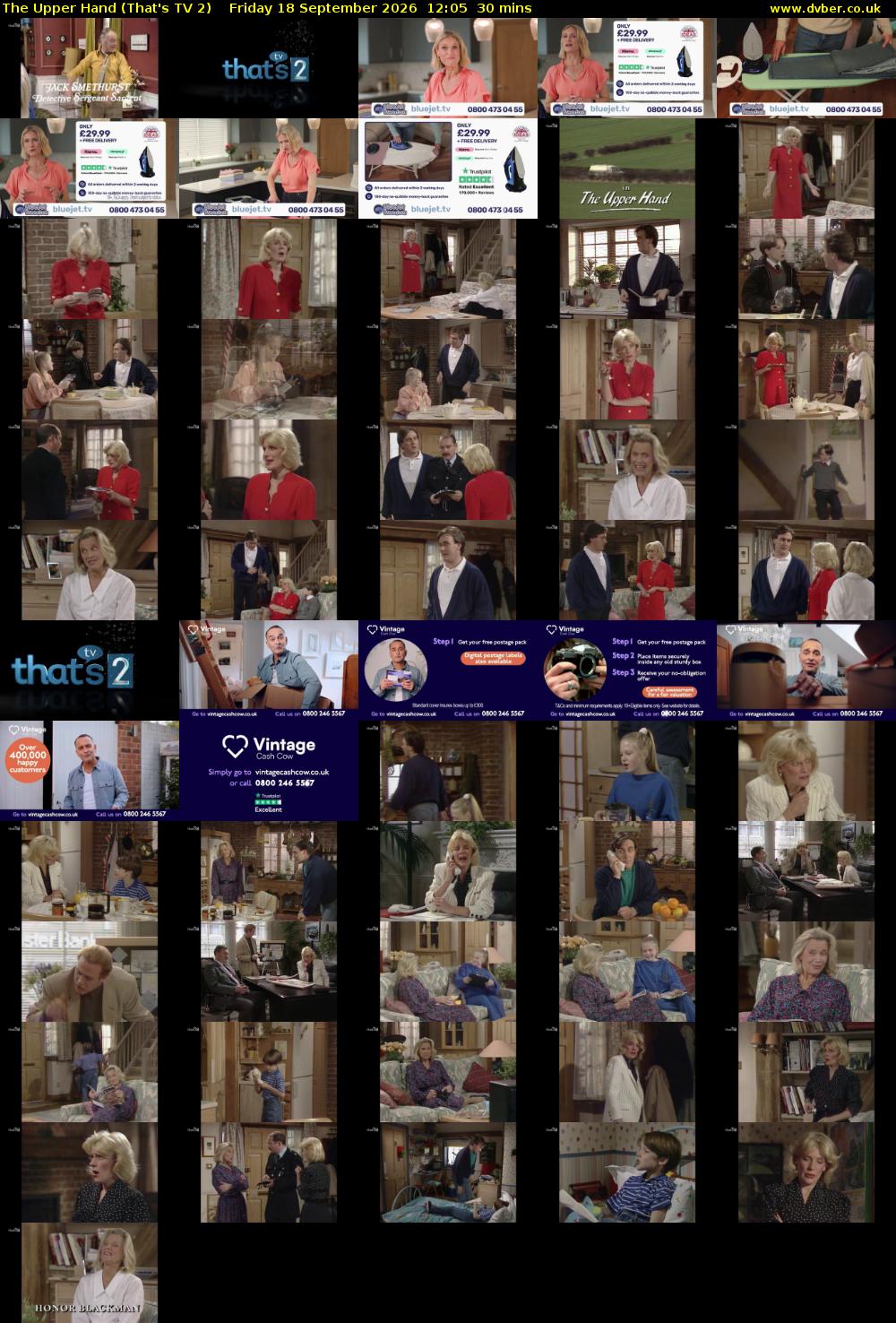 The Upper Hand (That's TV 2) Friday 18 September 2026 12:05 - 12:35