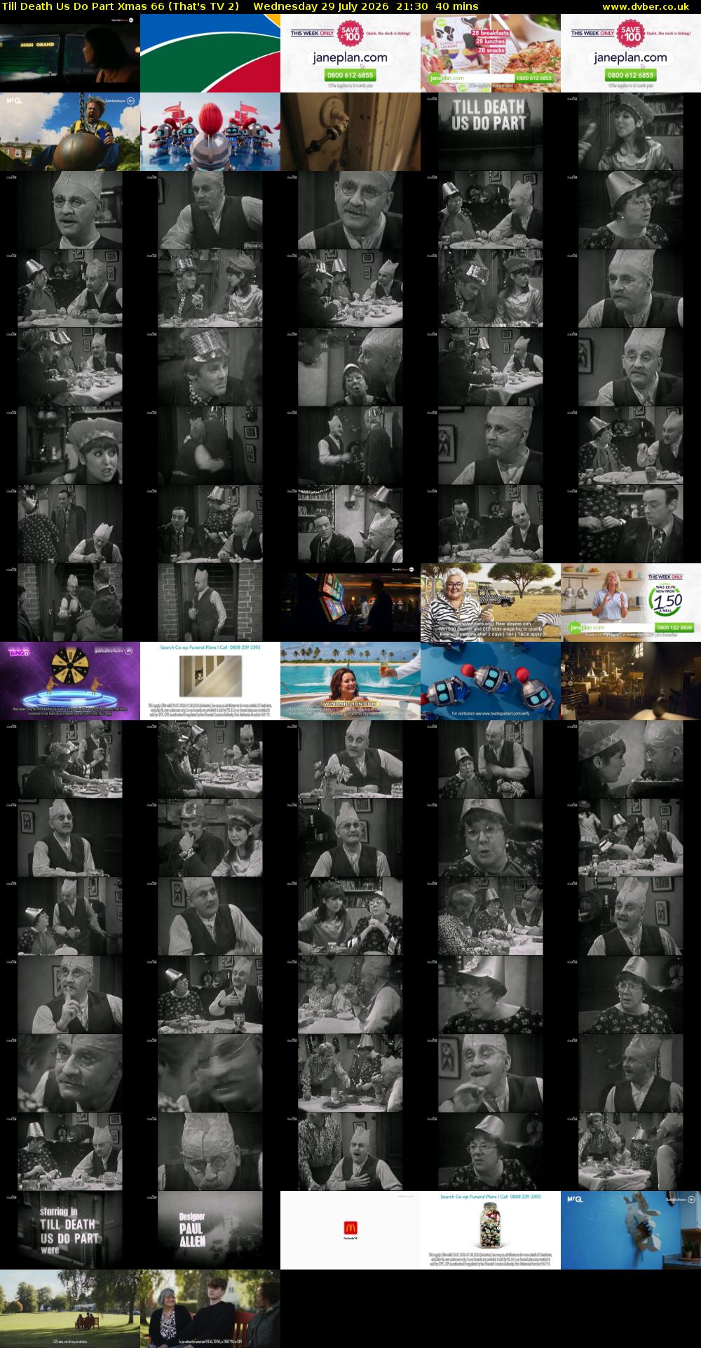 Till Death Us Do Part Xmas 66 (That's TV 2) Wednesday 29 July 2026 21:30 - 22:10