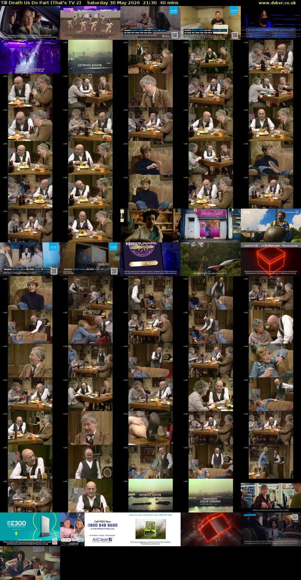Till Death Us Do Part (That's TV 2) Saturday 30 May 2026 21:30 - 22:10