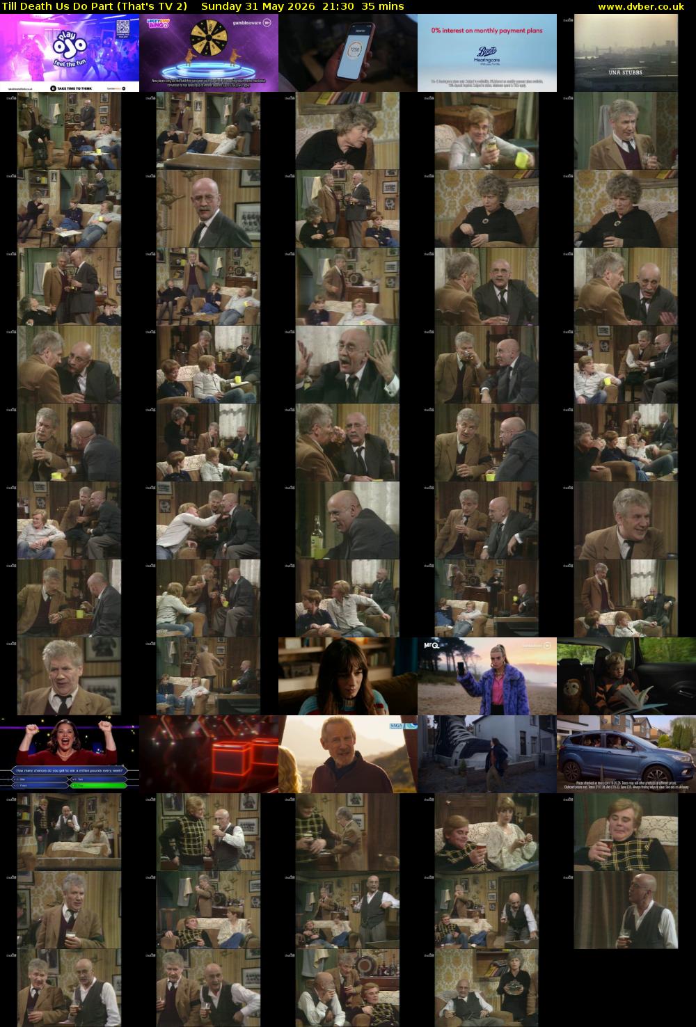 Till Death Us Do Part (That's TV 2) Sunday 31 May 2026 21:30 - 22:05