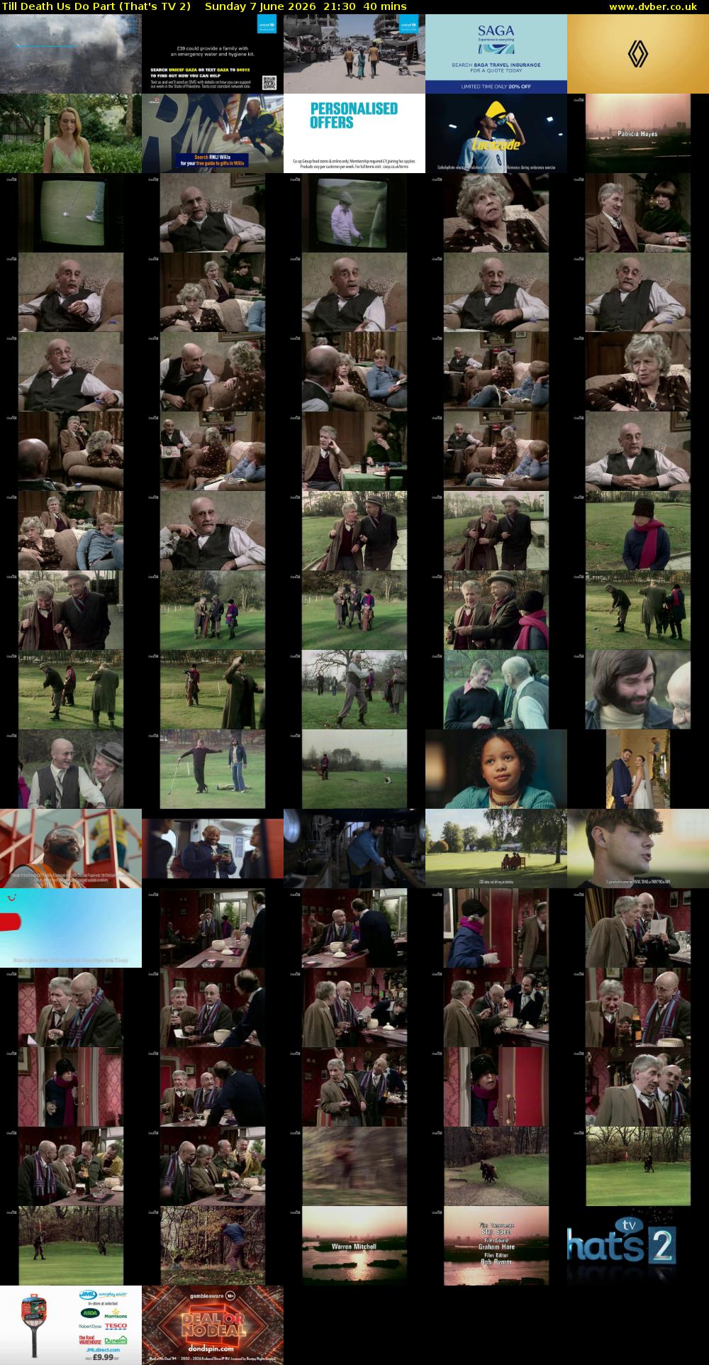Till Death Us Do Part (That's TV 2) Sunday 7 June 2026 21:30 - 22:10