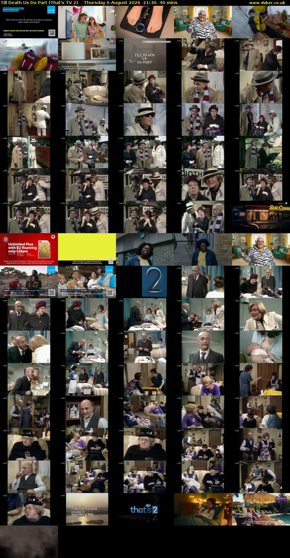 Till Death Us Do Part (That's TV 2) Thursday 6 August 2026 21:30 - 22:10