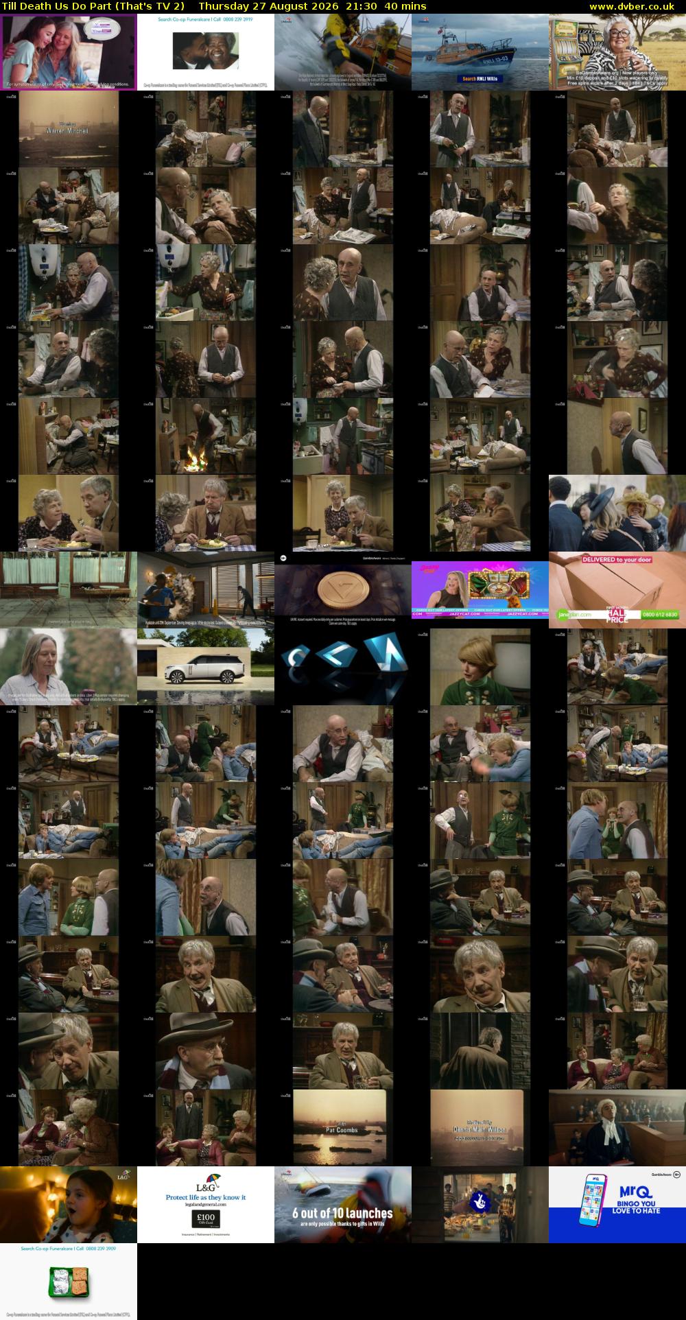 Till Death Us Do Part (That's TV 2) Thursday 27 August 2026 21:30 - 22:10