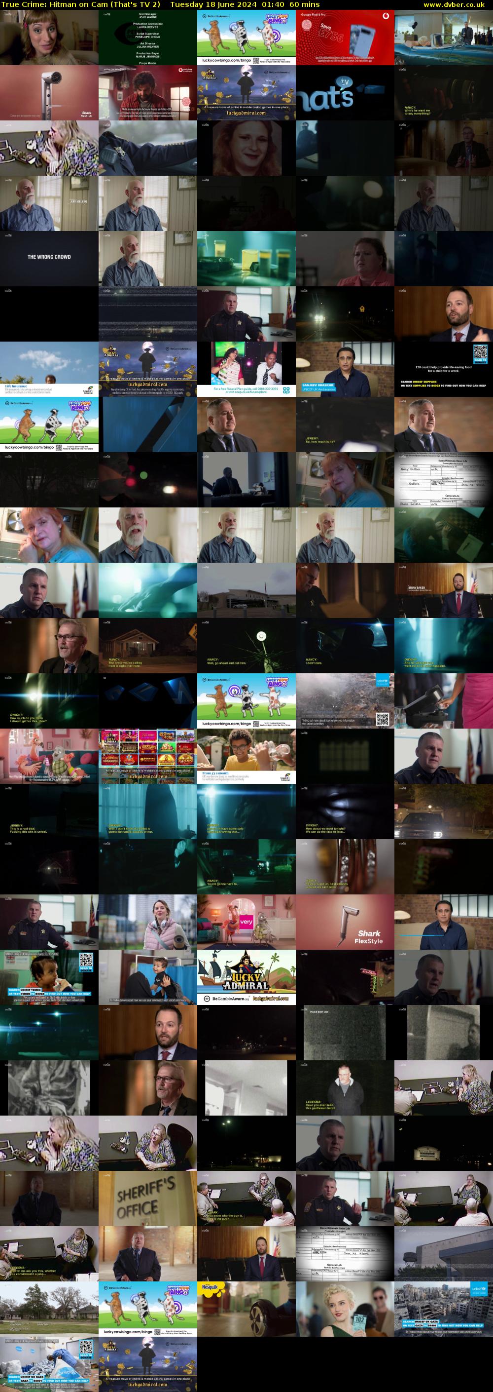 True Crime: Hitman on Cam (That's TV 2) Tuesday 18 June 2024 01:40 - 02:40