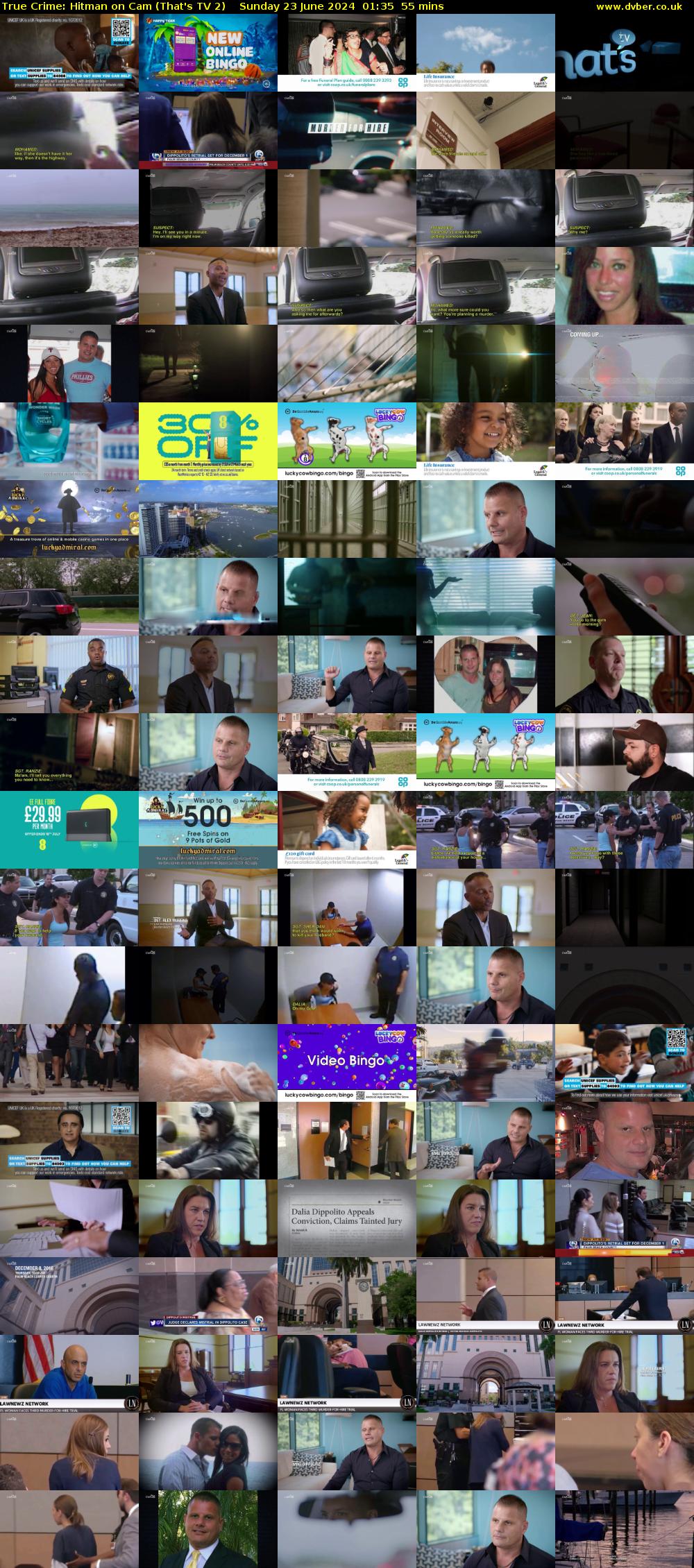 True Crime: Hitman on Cam (That's TV 2) Sunday 23 June 2024 01:35 - 02:30