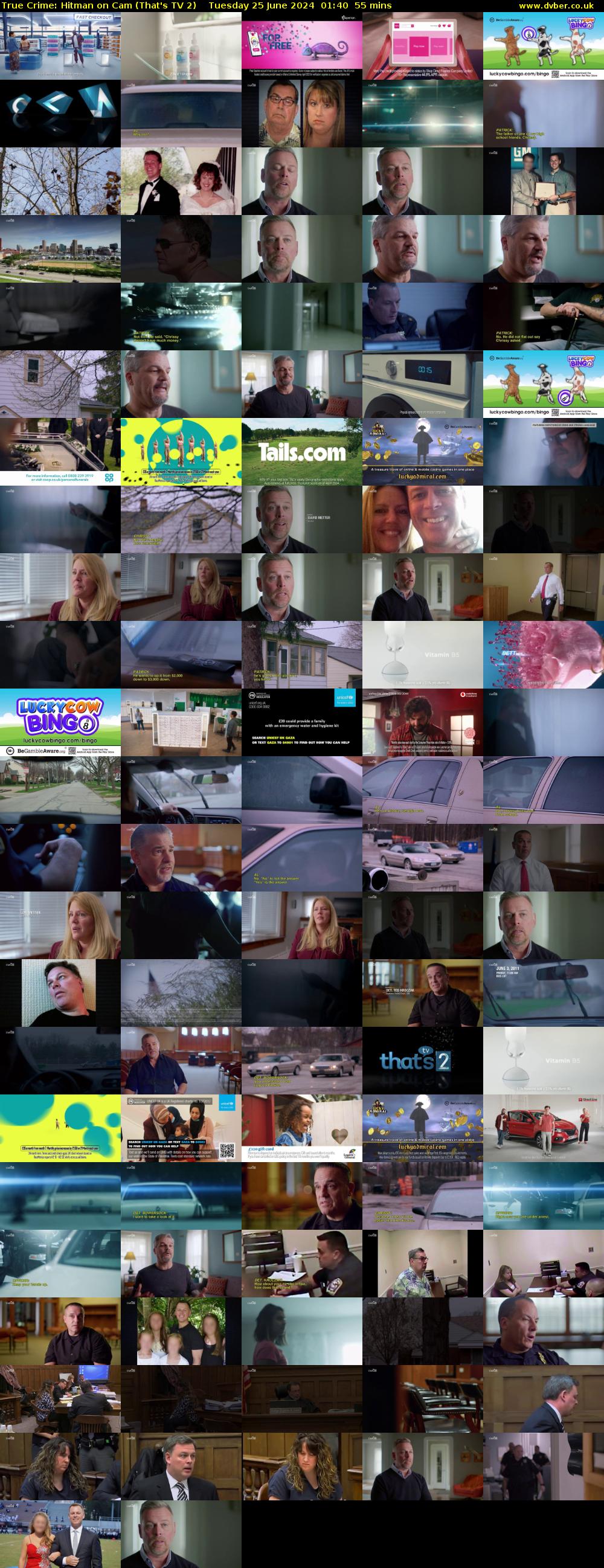 True Crime: Hitman on Cam (That's TV 2) Tuesday 25 June 2024 01:40 - 02:35