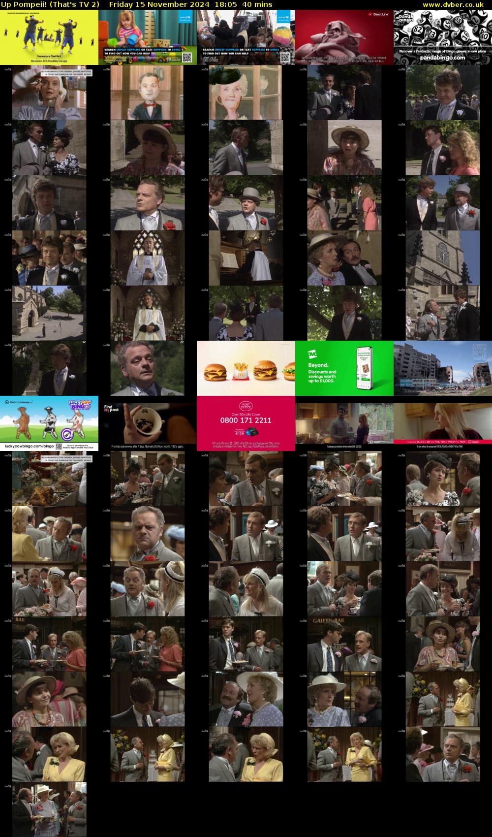 Up Pompeii! (That's TV 2) Friday 15 November 2024 18:05 - 18:45
