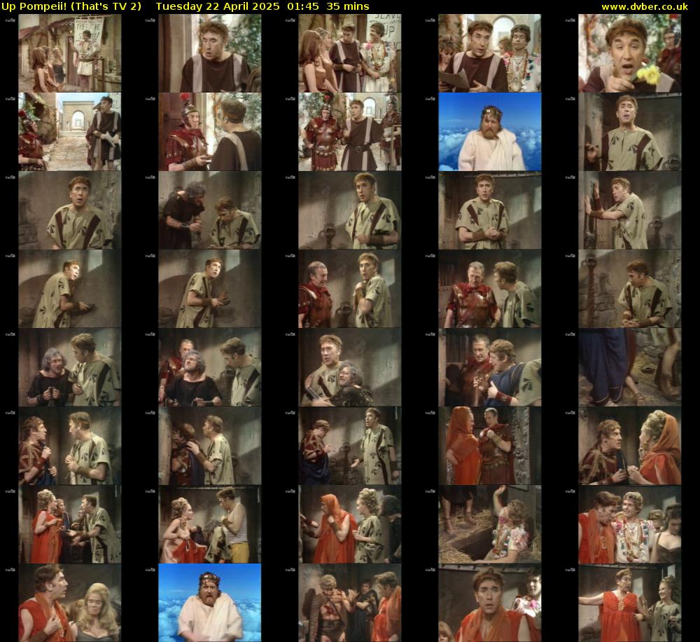 Up Pompeii! (That's TV 2) Tuesday 22 April 2025 01:45 - 02:20