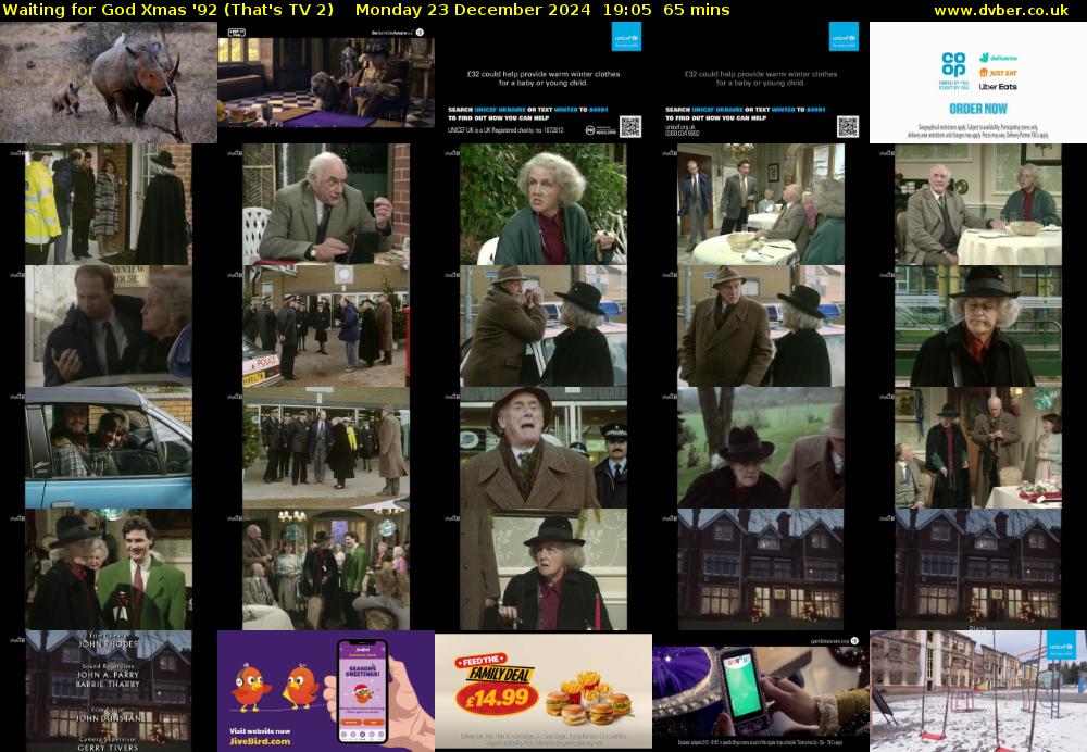 Waiting for God Xmas '92 (That's TV 2) Monday 23 December 2024 19:05 - 20:10