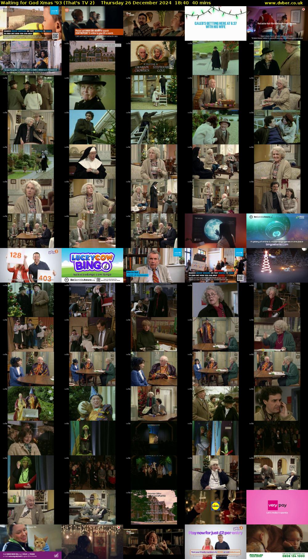 Waiting for God Xmas '93 (That's TV 2) Thursday 26 December 2024 18:40 - 19:20
