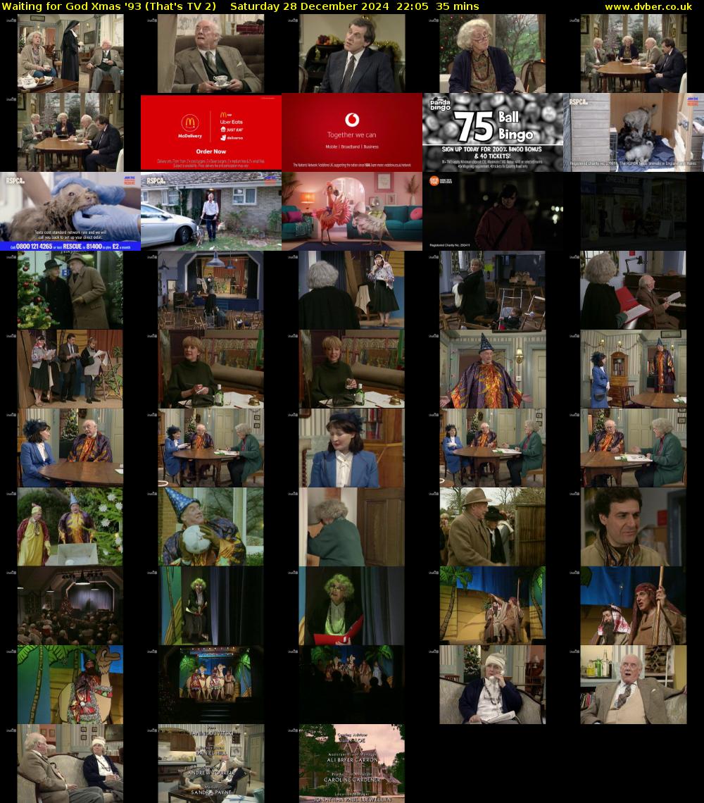 Waiting for God Xmas '93 (That's TV 2) Saturday 28 December 2024 22:05 - 22:40
