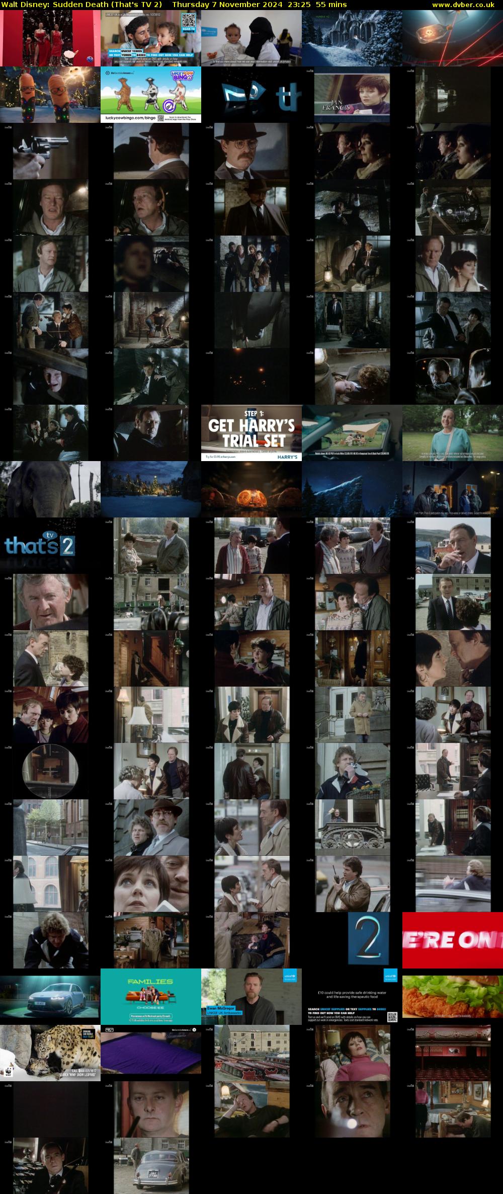 Walt Disney: Sudden Death (That's TV 2) Thursday 7 November 2024 23:25 - 00:20