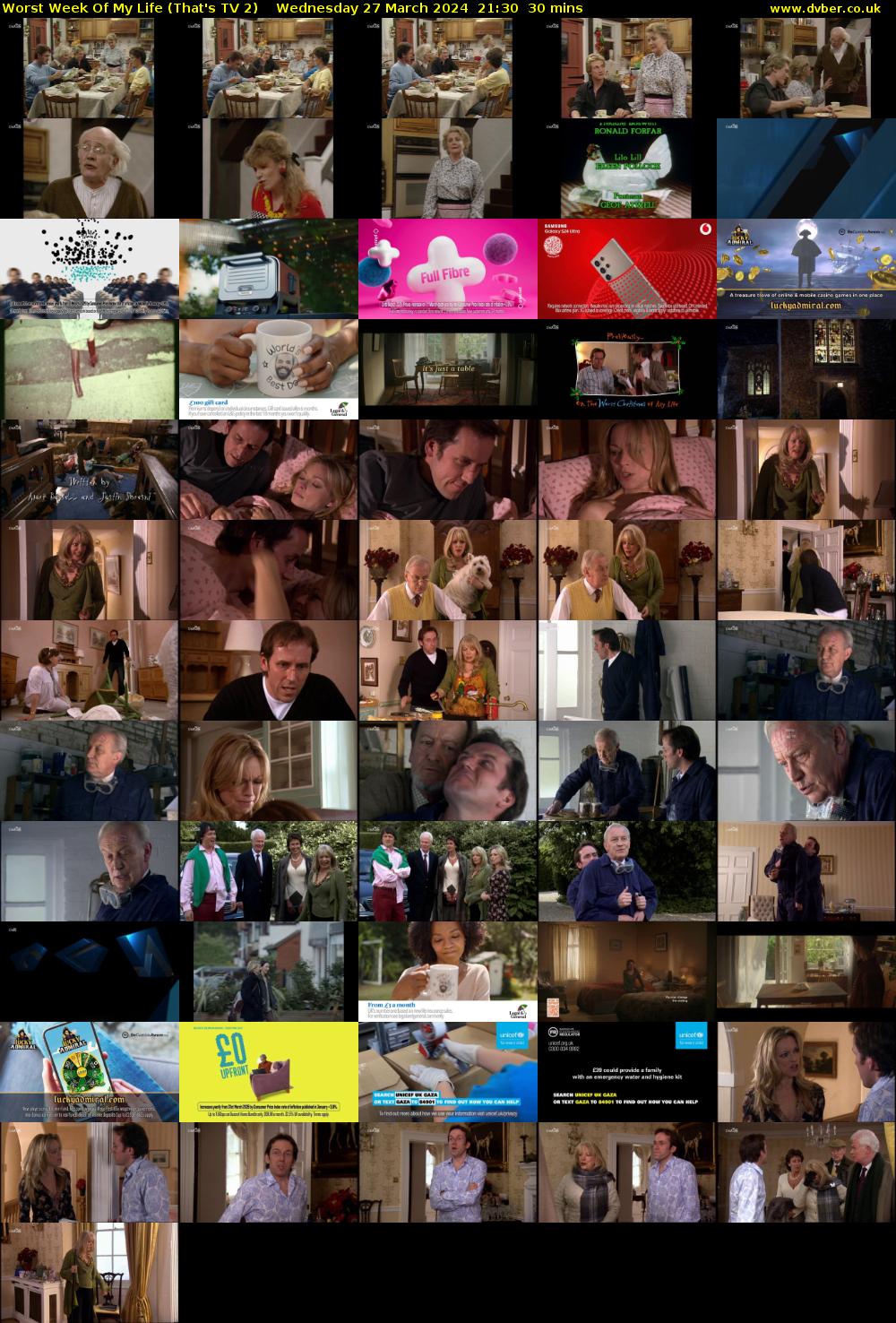 Worst Week Of My Life (That's TV 2) Wednesday 27 March 2024 21:30 - 22:00