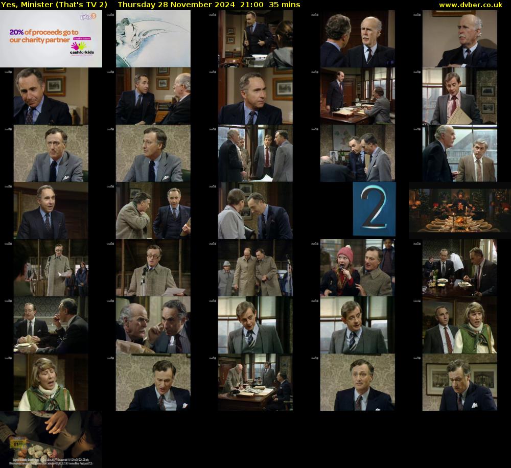Yes, Minister (That's TV 2) Thursday 28 November 2024 21:00 - 21:35