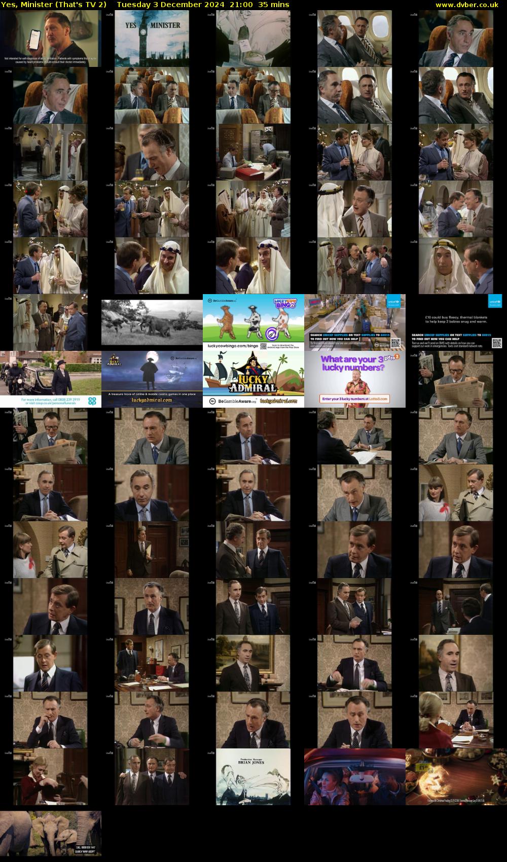 Yes, Minister (That's TV 2) Tuesday 3 December 2024 21:00 - 21:35