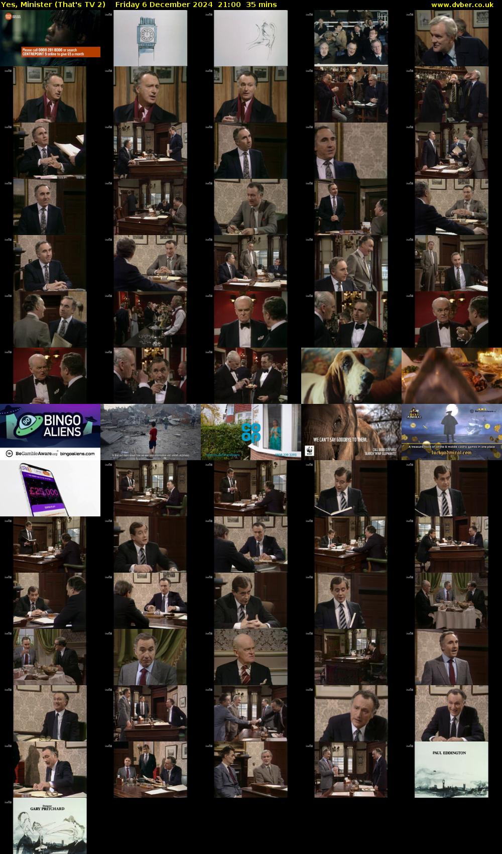 Yes, Minister (That's TV 2) Friday 6 December 2024 21:00 - 21:35