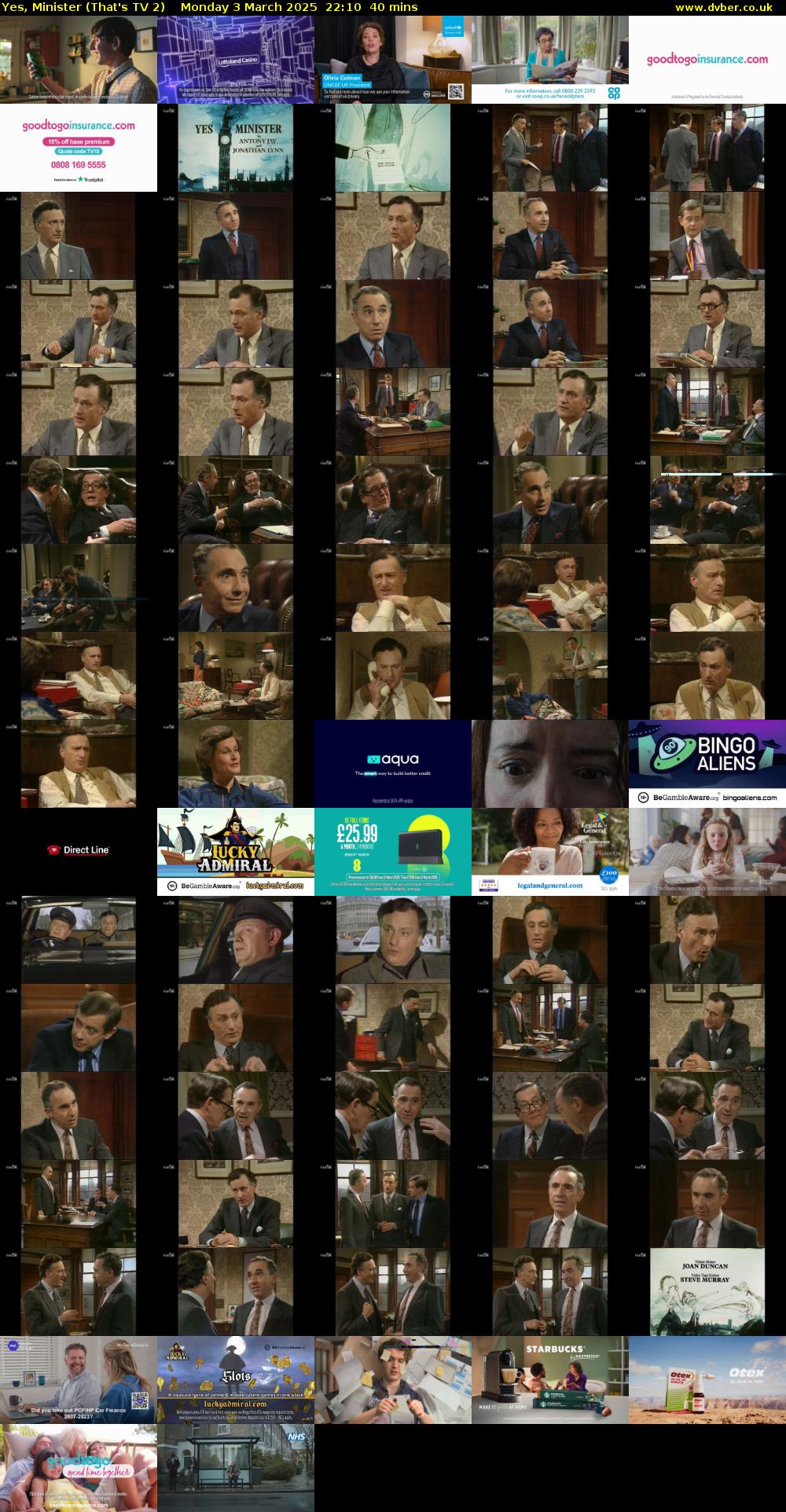 Yes, Minister (That's TV 2) Monday 3 March 2025 22:10 - 22:50