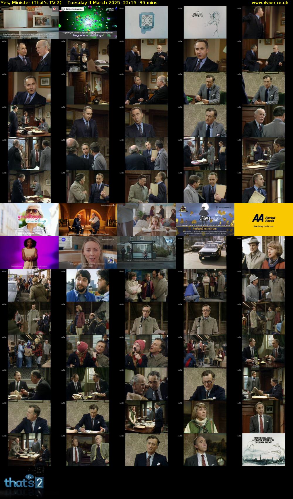 Yes, Minister (That's TV 2) Tuesday 4 March 2025 22:15 - 22:50