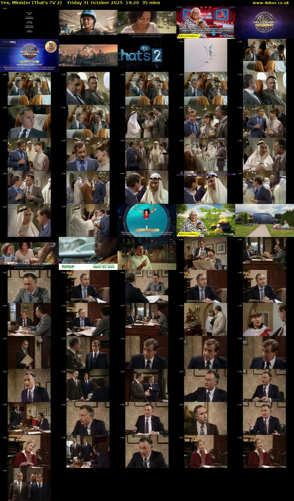 Yes, Minister (That's TV 2) Friday 31 October 2025 19:20 - 19:55