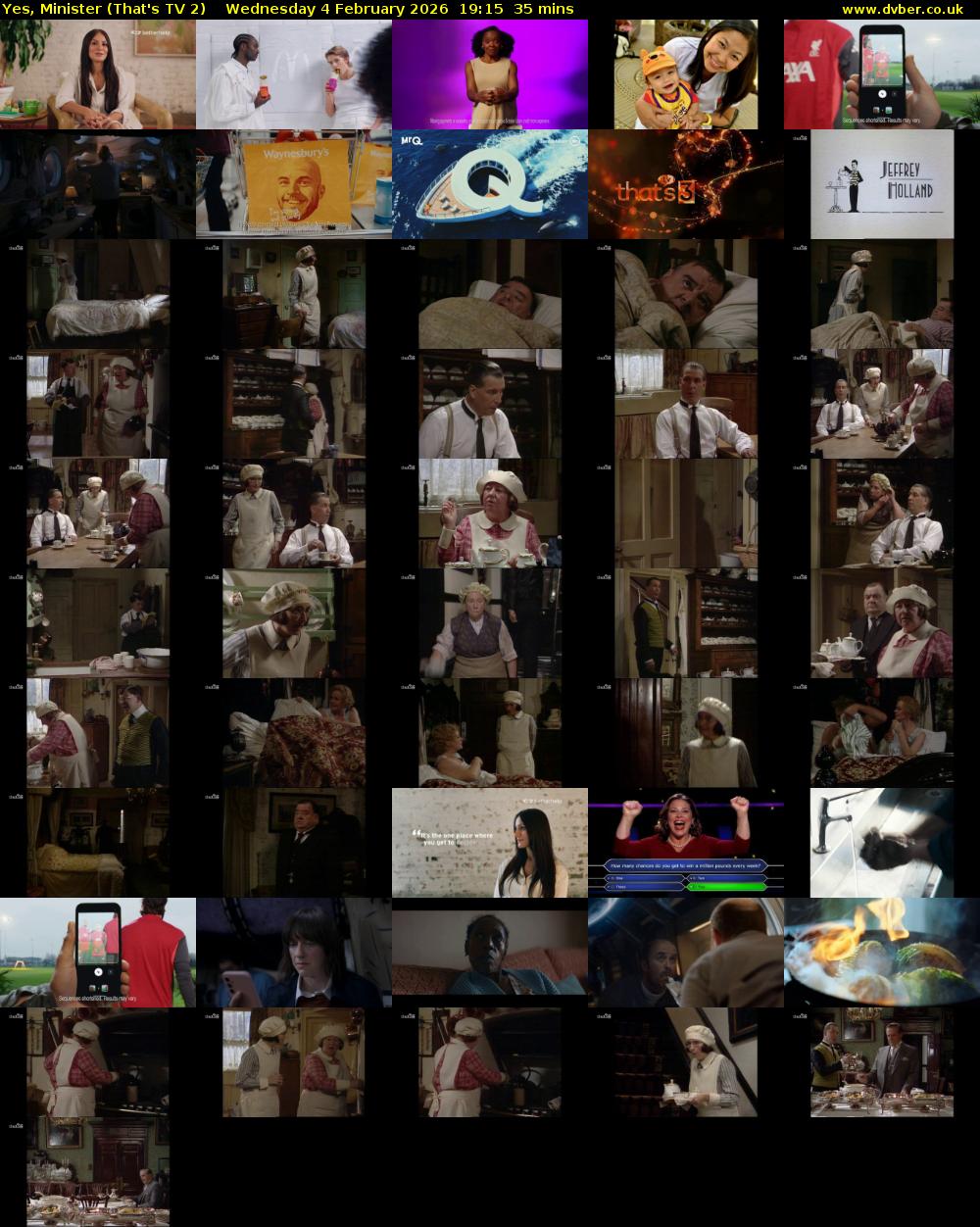 Yes, Minister (That's TV 2) Wednesday 4 February 2026 19:15 - 19:50