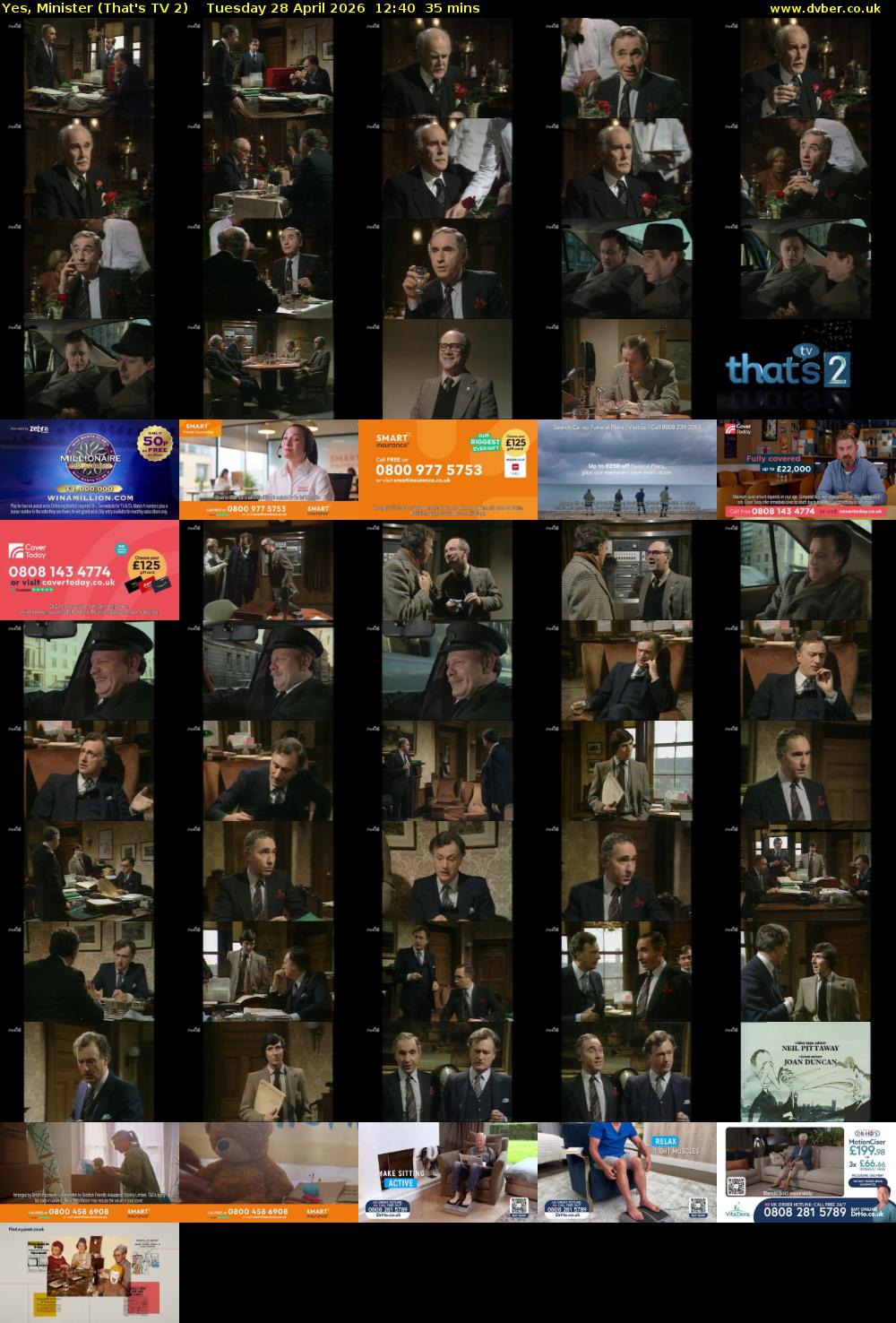 Yes, Minister (That's TV 2) Tuesday 28 April 2026 12:40 - 13:15