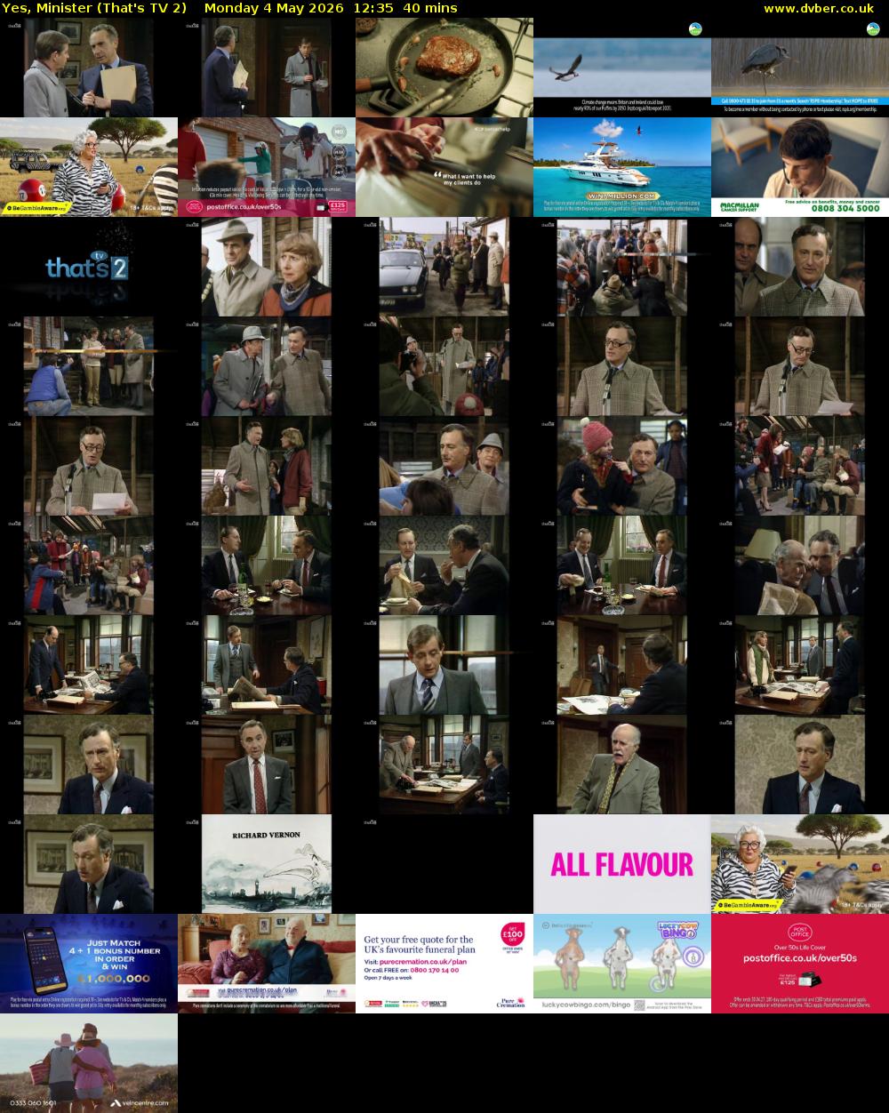 Yes, Minister (That's TV 2) Monday 4 May 2026 12:35 - 13:15