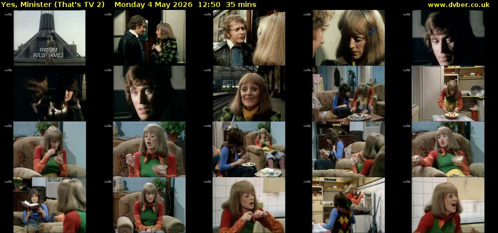 Yes, Minister (That's TV 2) Monday 4 May 2026 12:50 - 13:25