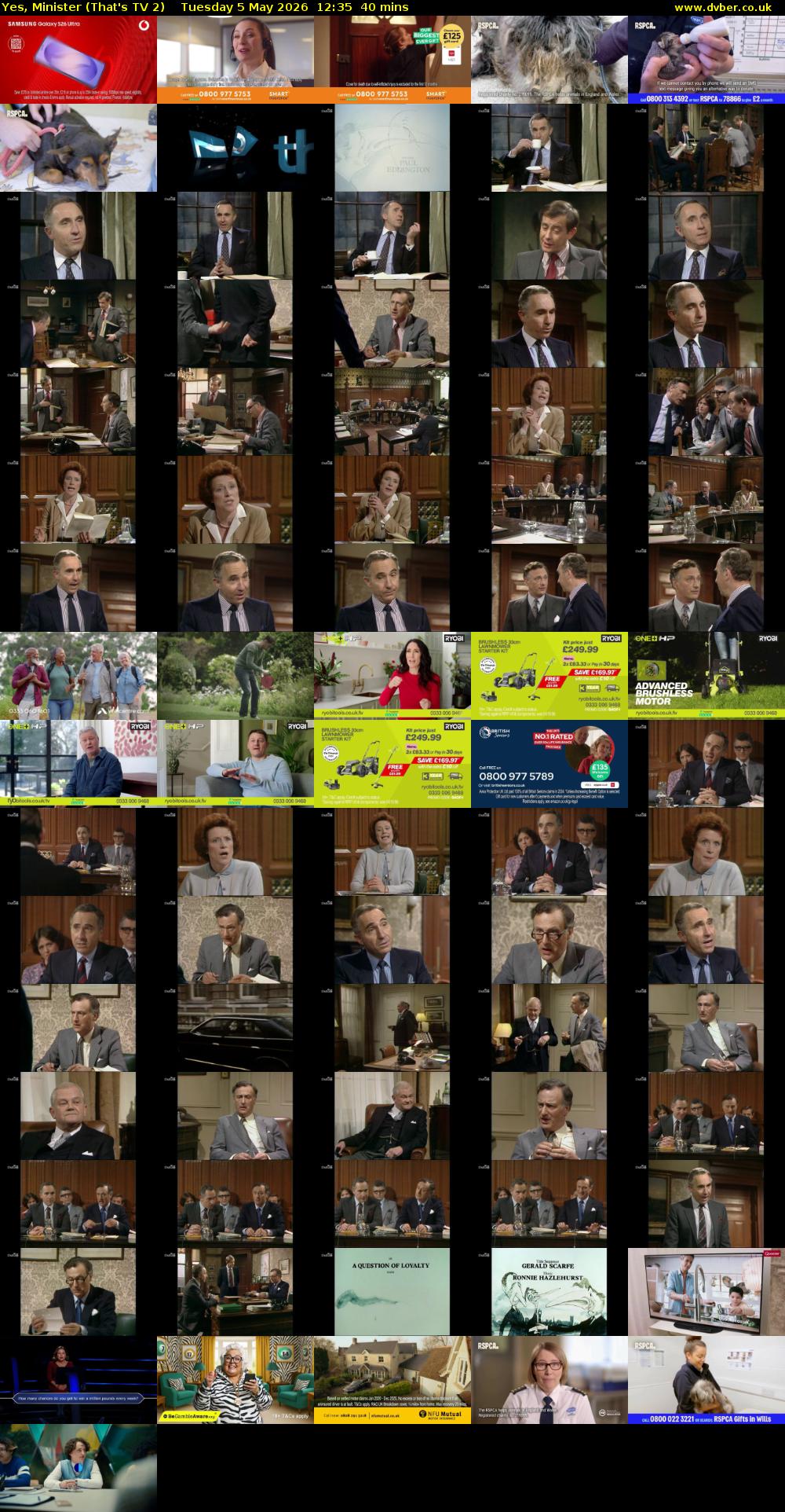 Yes, Minister (That's TV 2) Tuesday 5 May 2026 12:35 - 13:15
