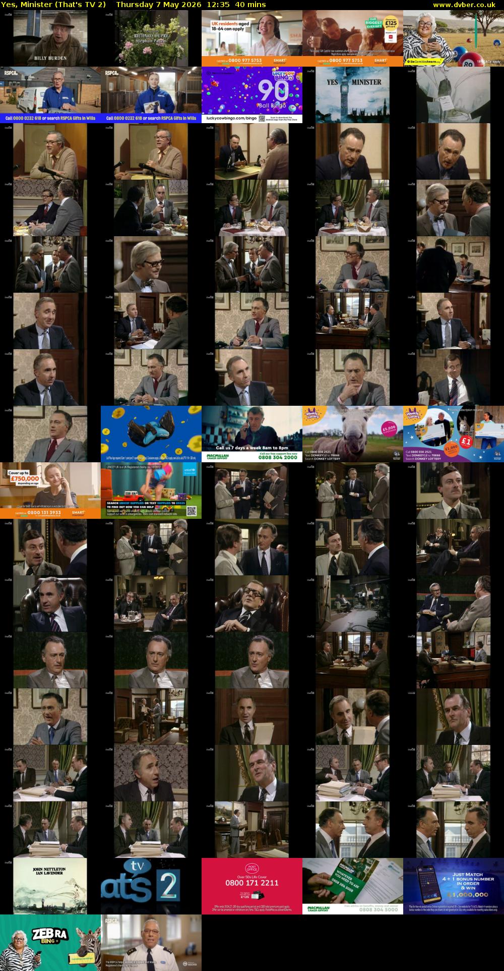 Yes, Minister (That's TV 2) Thursday 7 May 2026 12:35 - 13:15