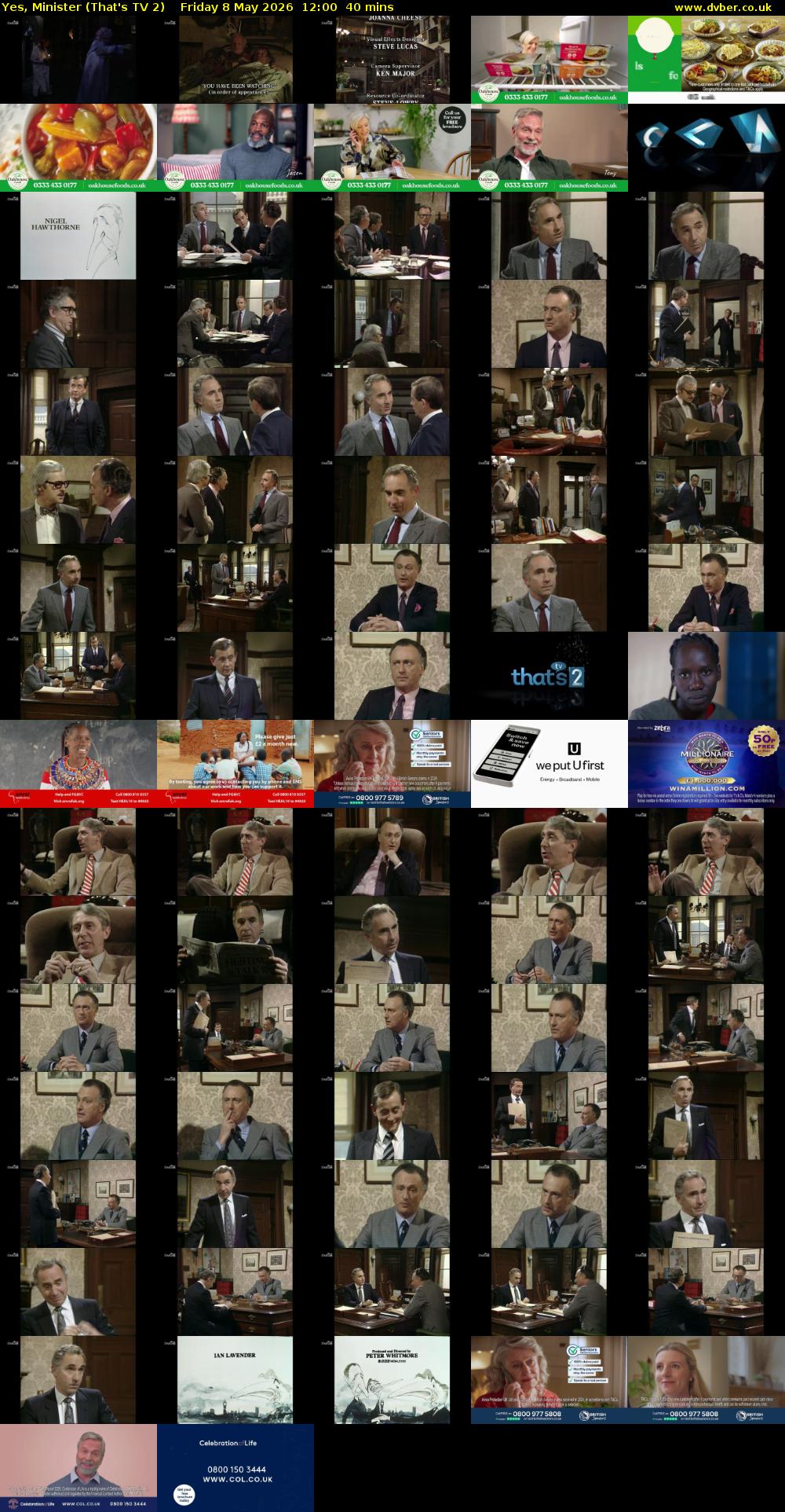 Yes, Minister (That's TV 2) Friday 8 May 2026 12:00 - 12:40