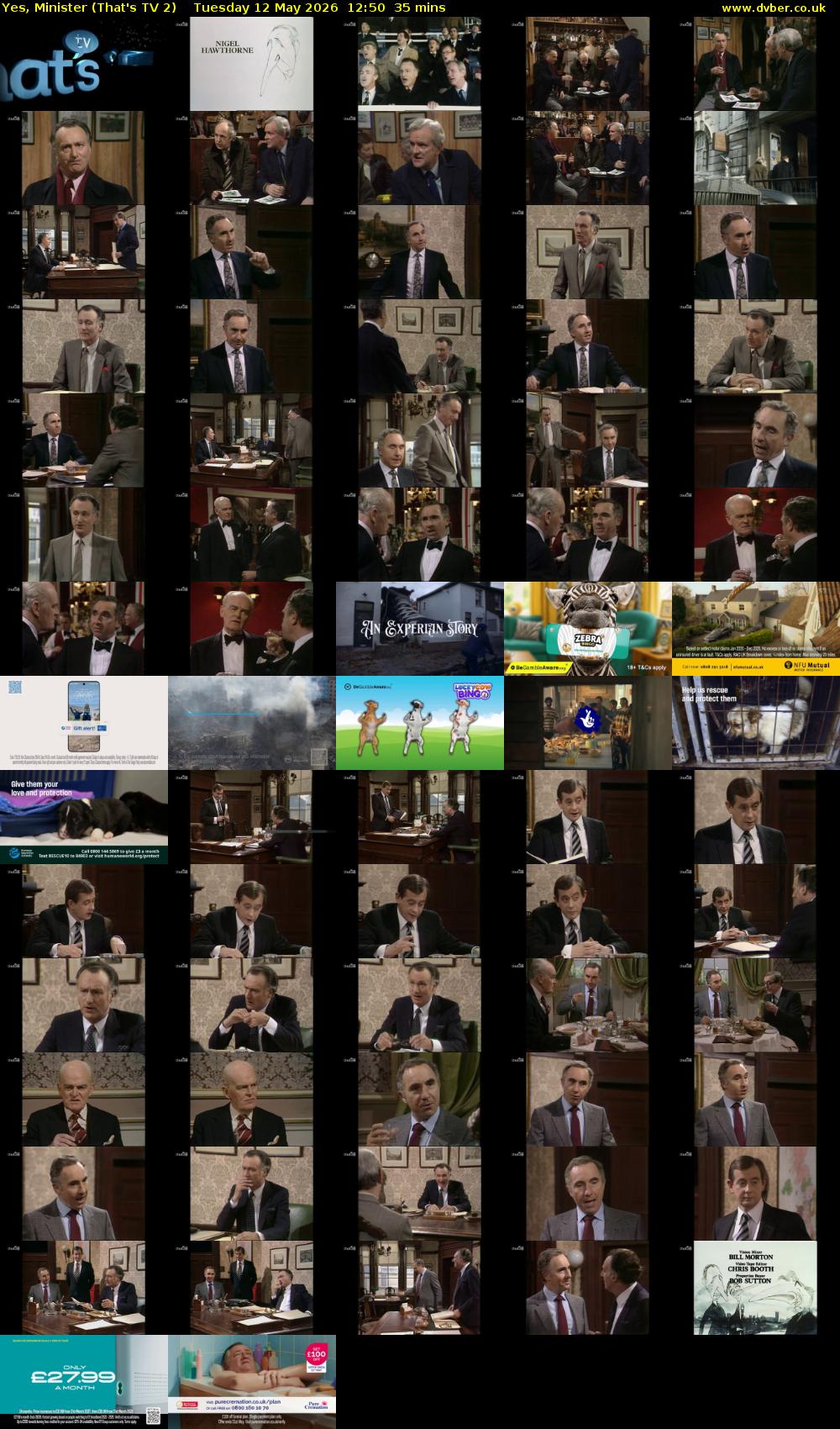 Yes, Minister (That's TV 2) Tuesday 12 May 2026 12:50 - 13:25