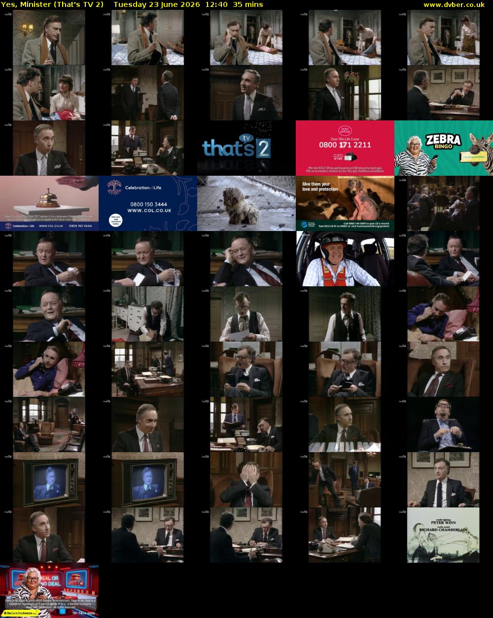 Yes, Minister (That's TV 2) Tuesday 23 June 2026 12:40 - 13:15