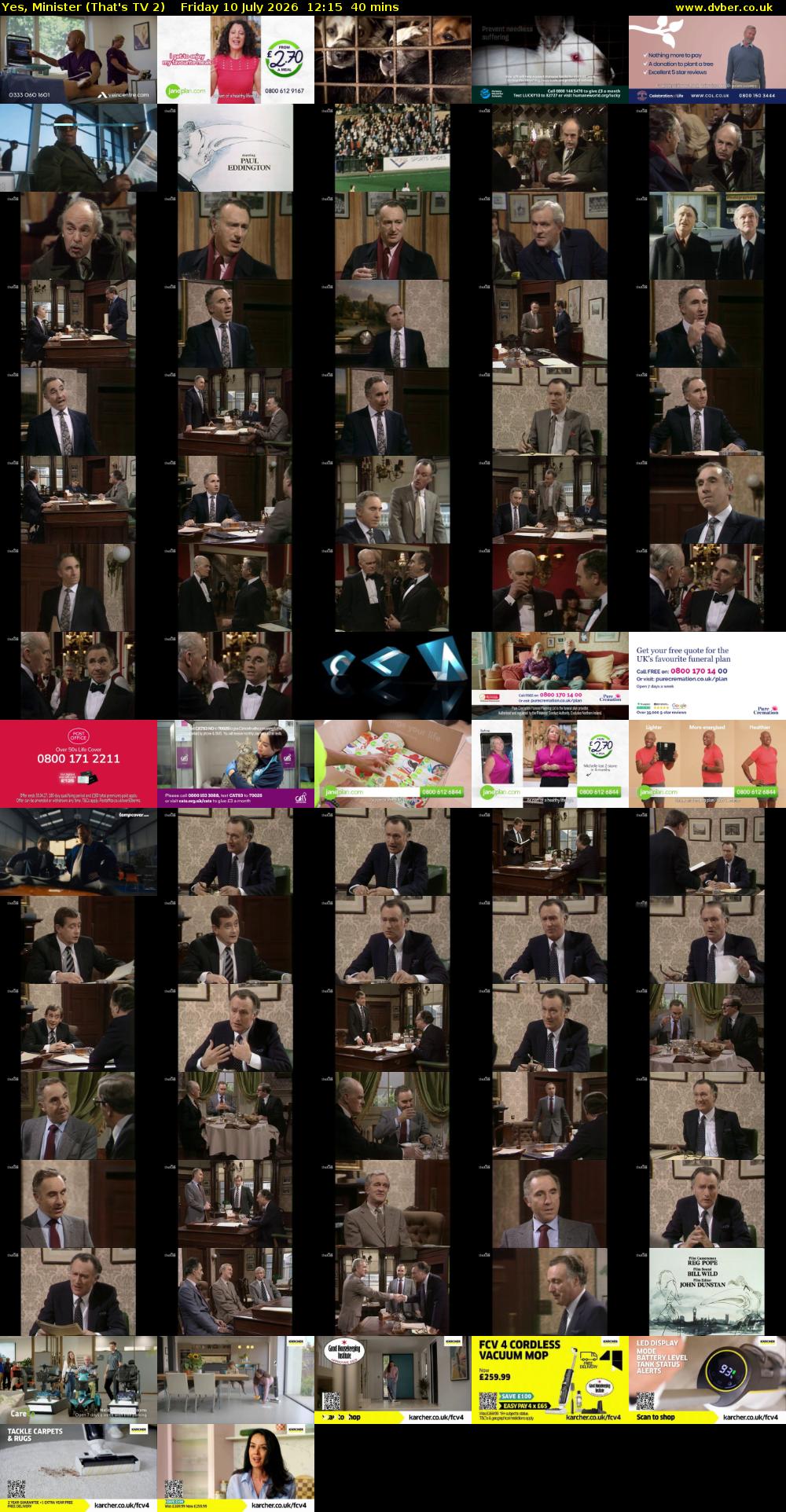 Yes, Minister (That's TV 2) Friday 10 July 2026 12:15 - 12:55