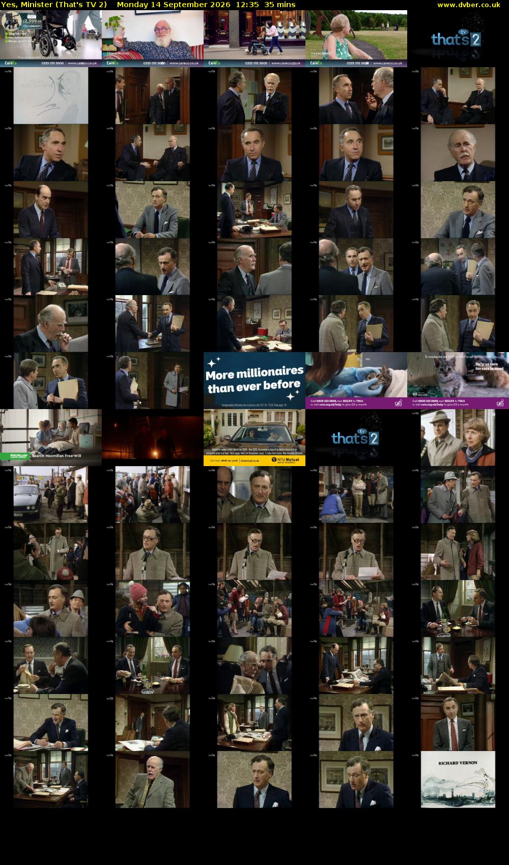 Yes, Minister (That's TV 2) Monday 14 September 2026 12:35 - 13:10