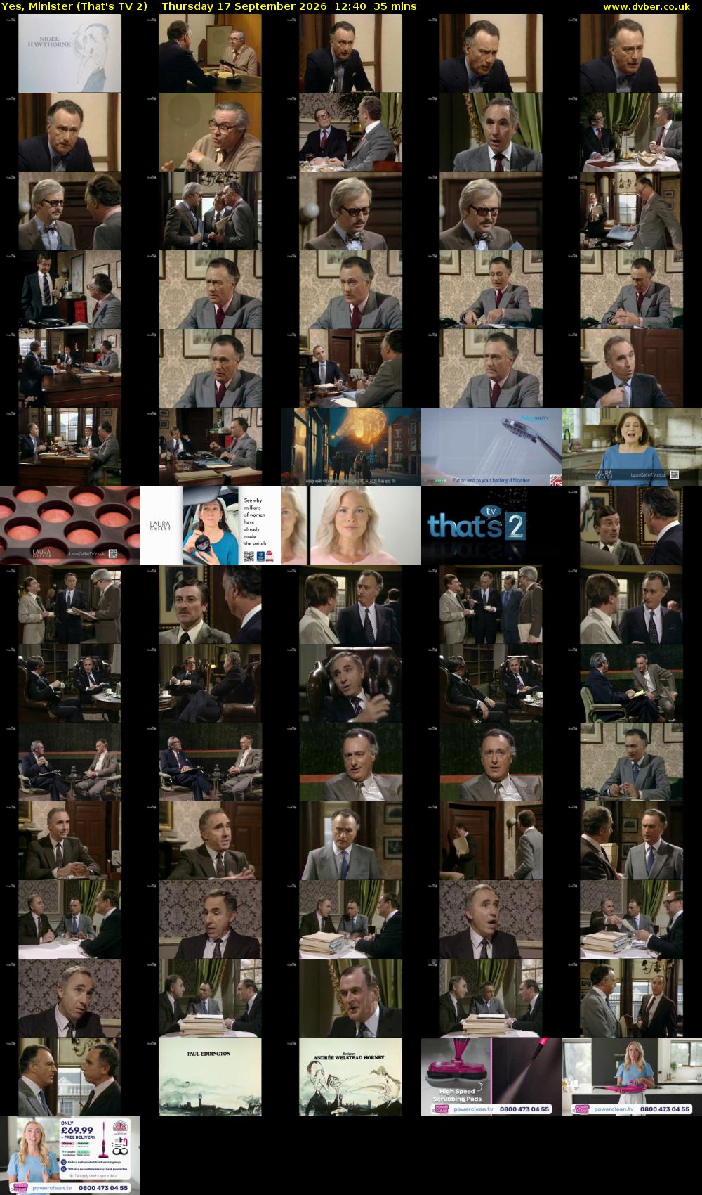 Yes, Minister (That's TV 2) Thursday 17 September 2026 12:40 - 13:15