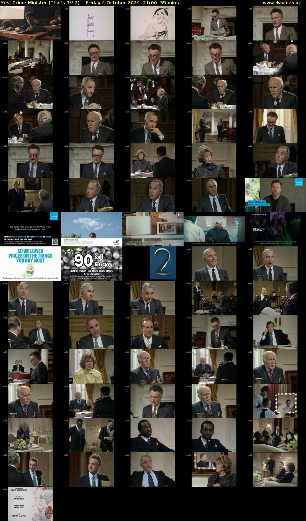 Yes, Prime Minister (That's TV 2) Friday 4 October 2024 21:00 - 21:35