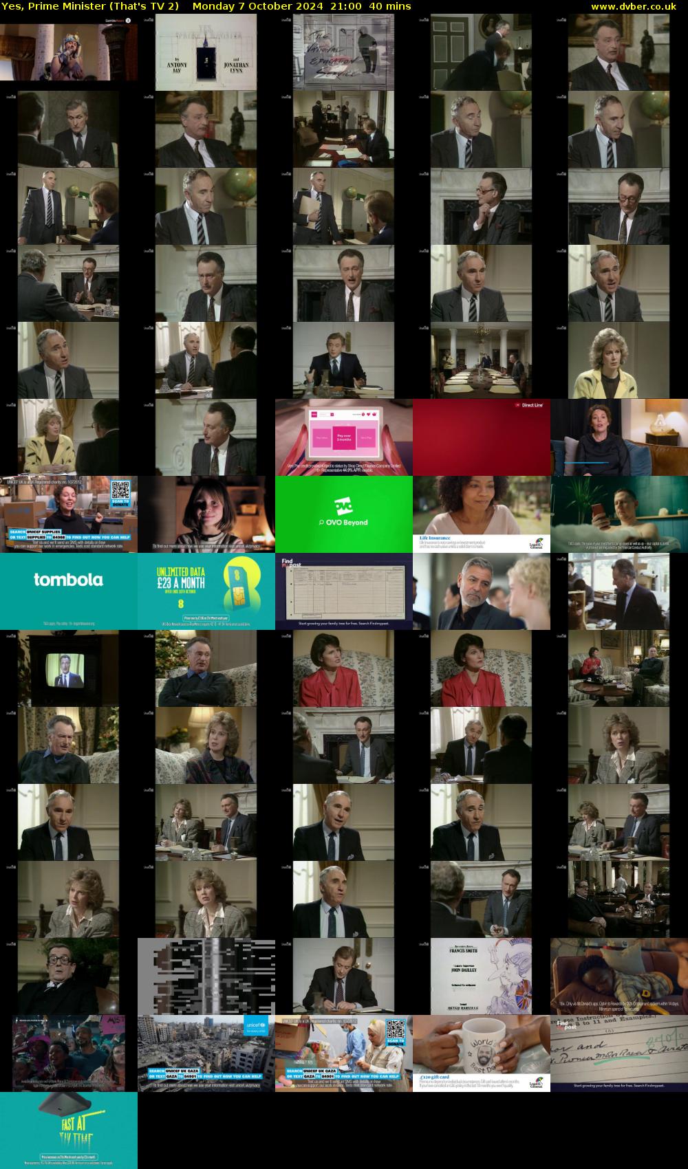 Yes, Prime Minister (That's TV 2) Monday 7 October 2024 21:00 - 21:40