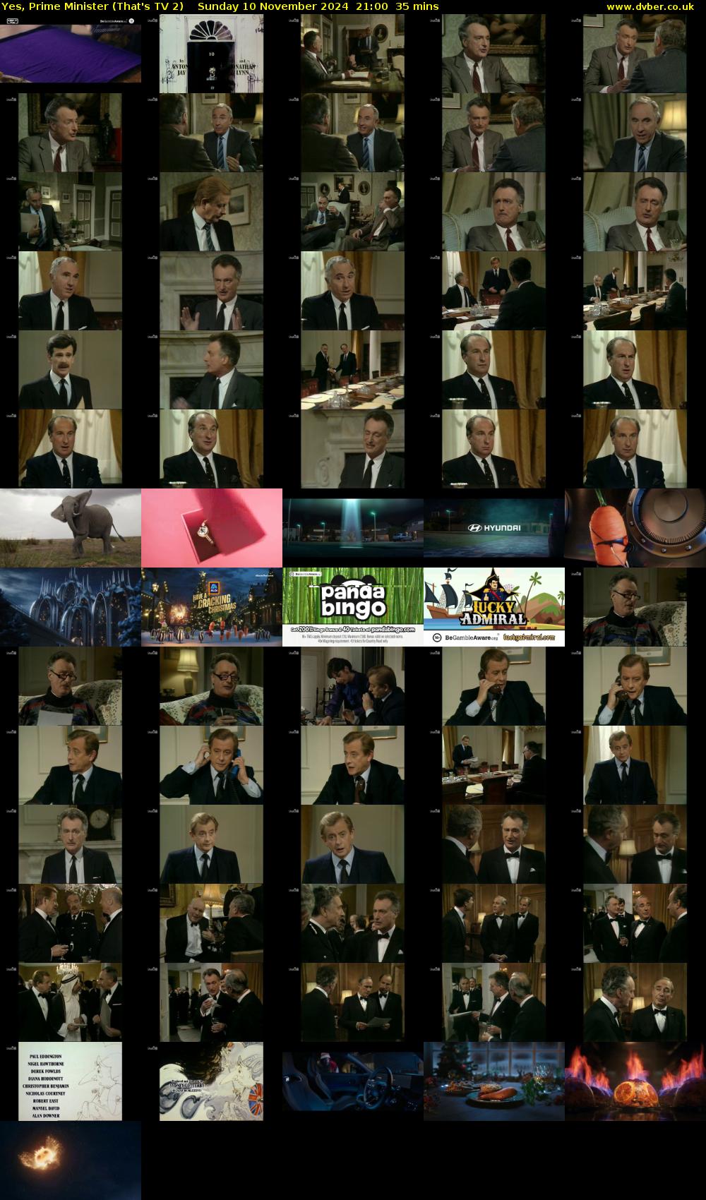 Yes, Prime Minister (That's TV 2) Sunday 10 November 2024 21:00 - 21:35