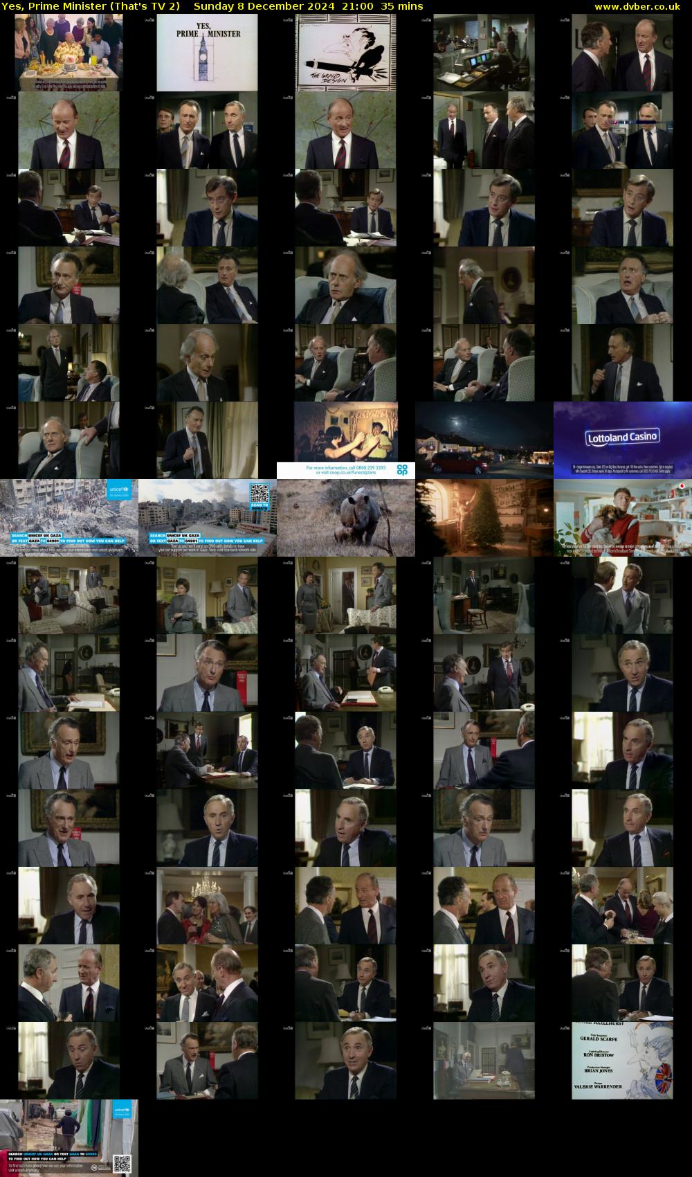 Yes, Prime Minister (That's TV 2) Sunday 8 December 2024 21:00 - 21:35