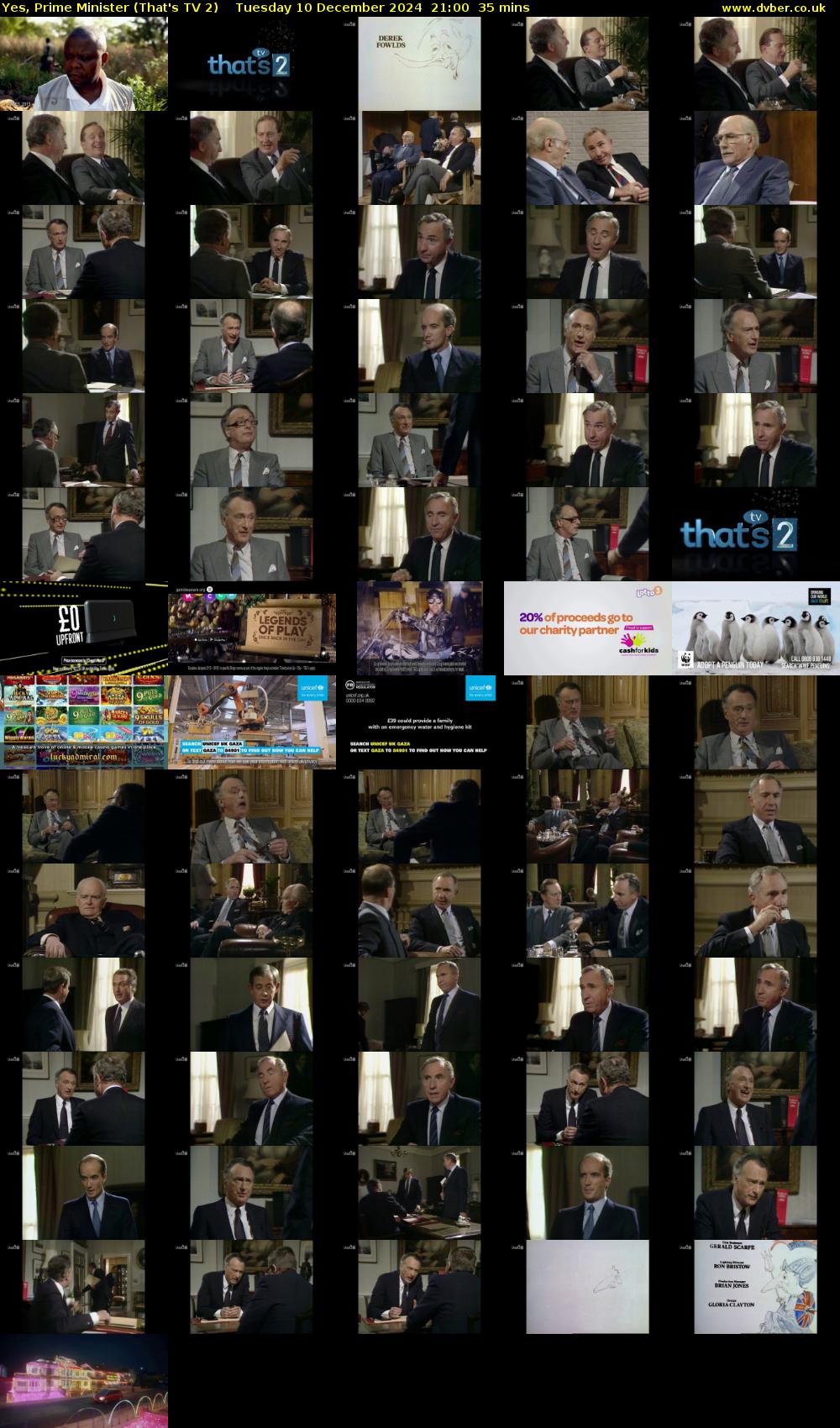 Yes, Prime Minister (That's TV 2) Tuesday 10 December 2024 21:00 - 21:35