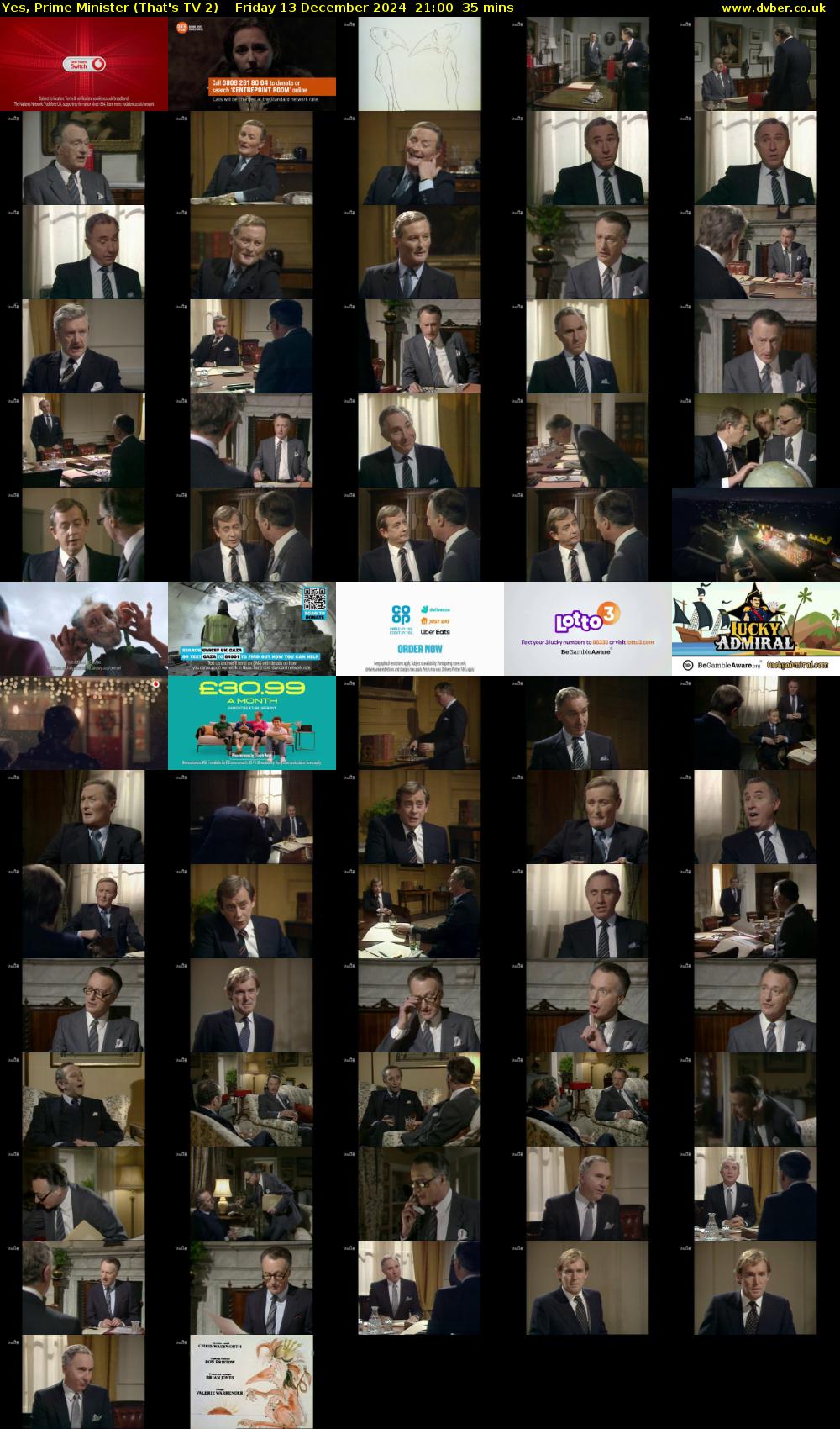 Yes, Prime Minister (That's TV 2) Friday 13 December 2024 21:00 - 21:35