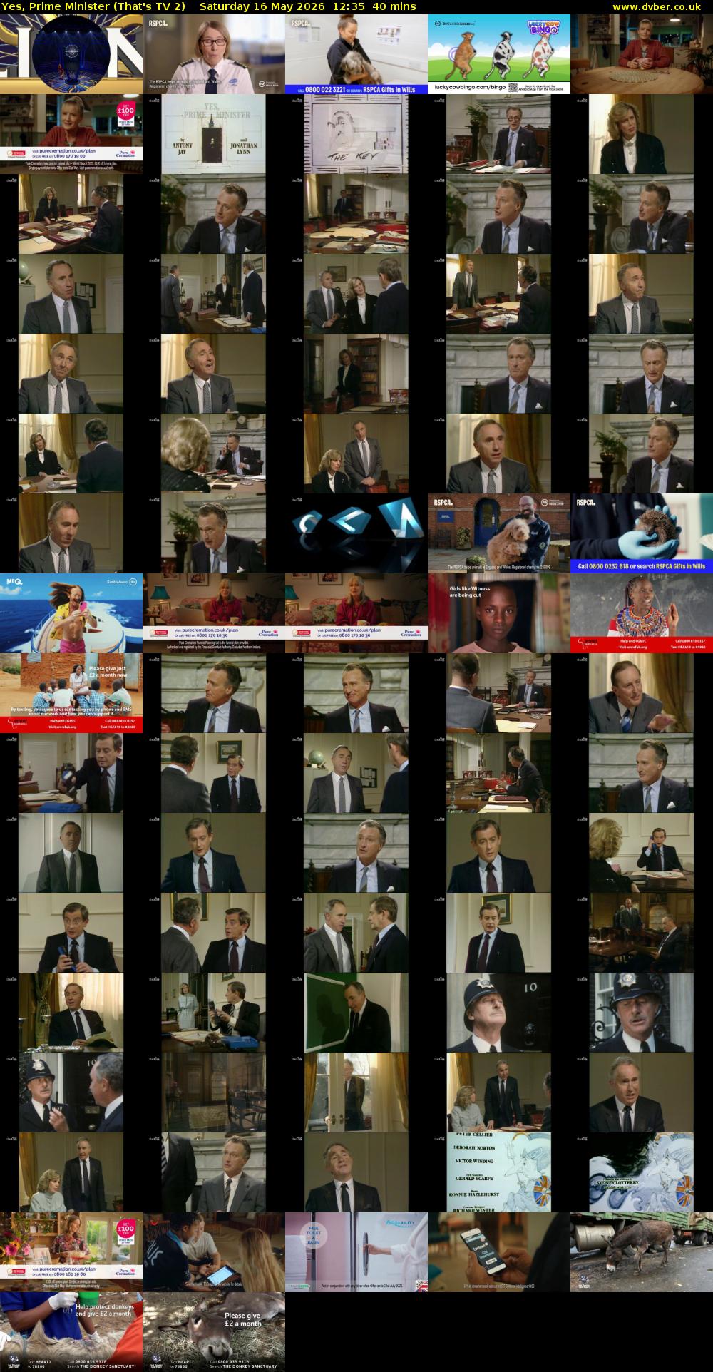 Yes, Prime Minister (That's TV 2) Saturday 16 May 2026 12:35 - 13:15