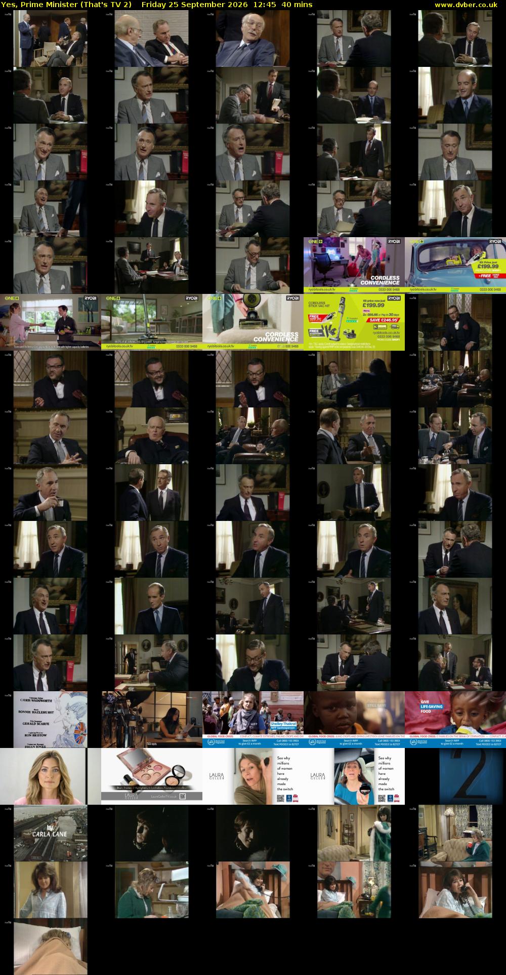 Yes, Prime Minister (That's TV 2) Friday 25 September 2026 12:45 - 13:25