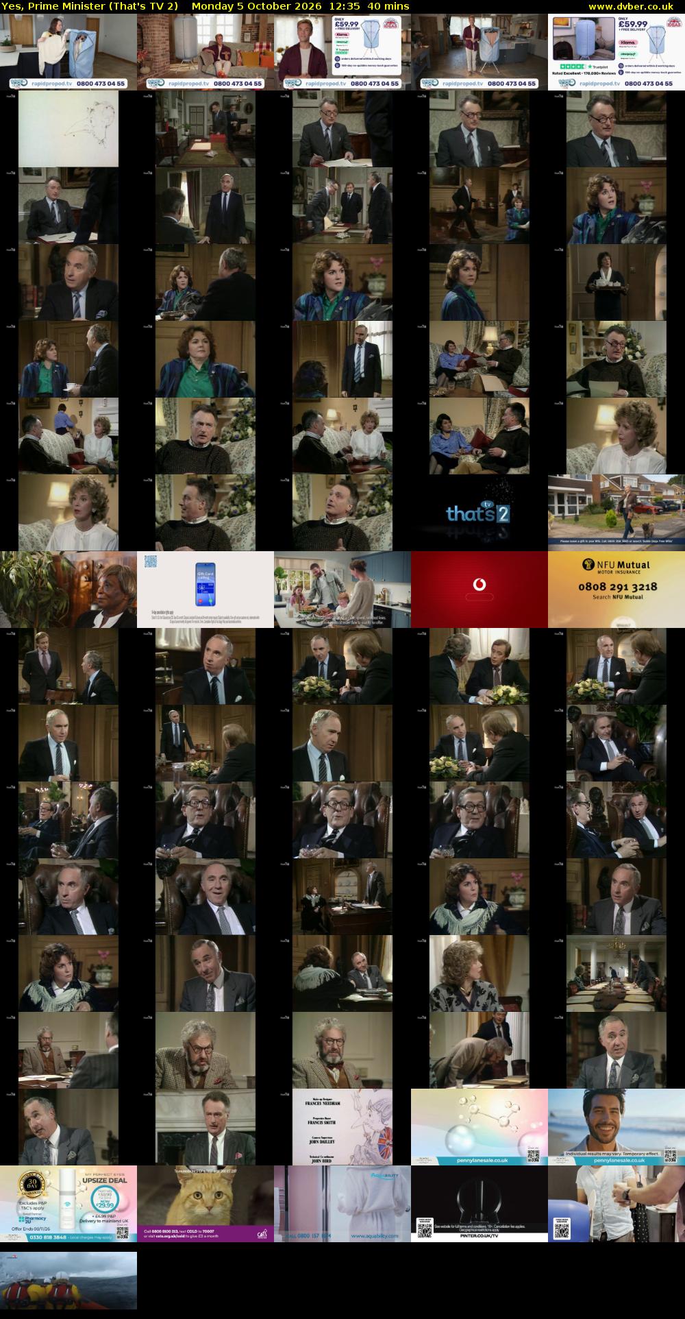 Yes, Prime Minister (That's TV 2) Monday 5 October 2026 12:35 - 13:15