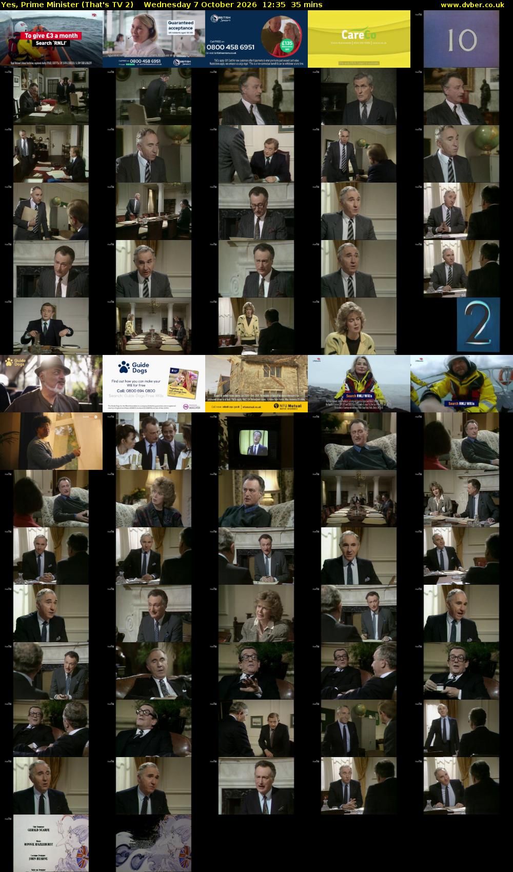 Yes, Prime Minister (That's TV 2) Wednesday 7 October 2026 12:35 - 13:10